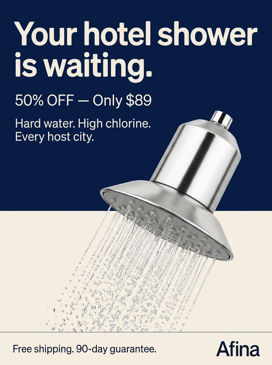 Showerlabs Facebook ad