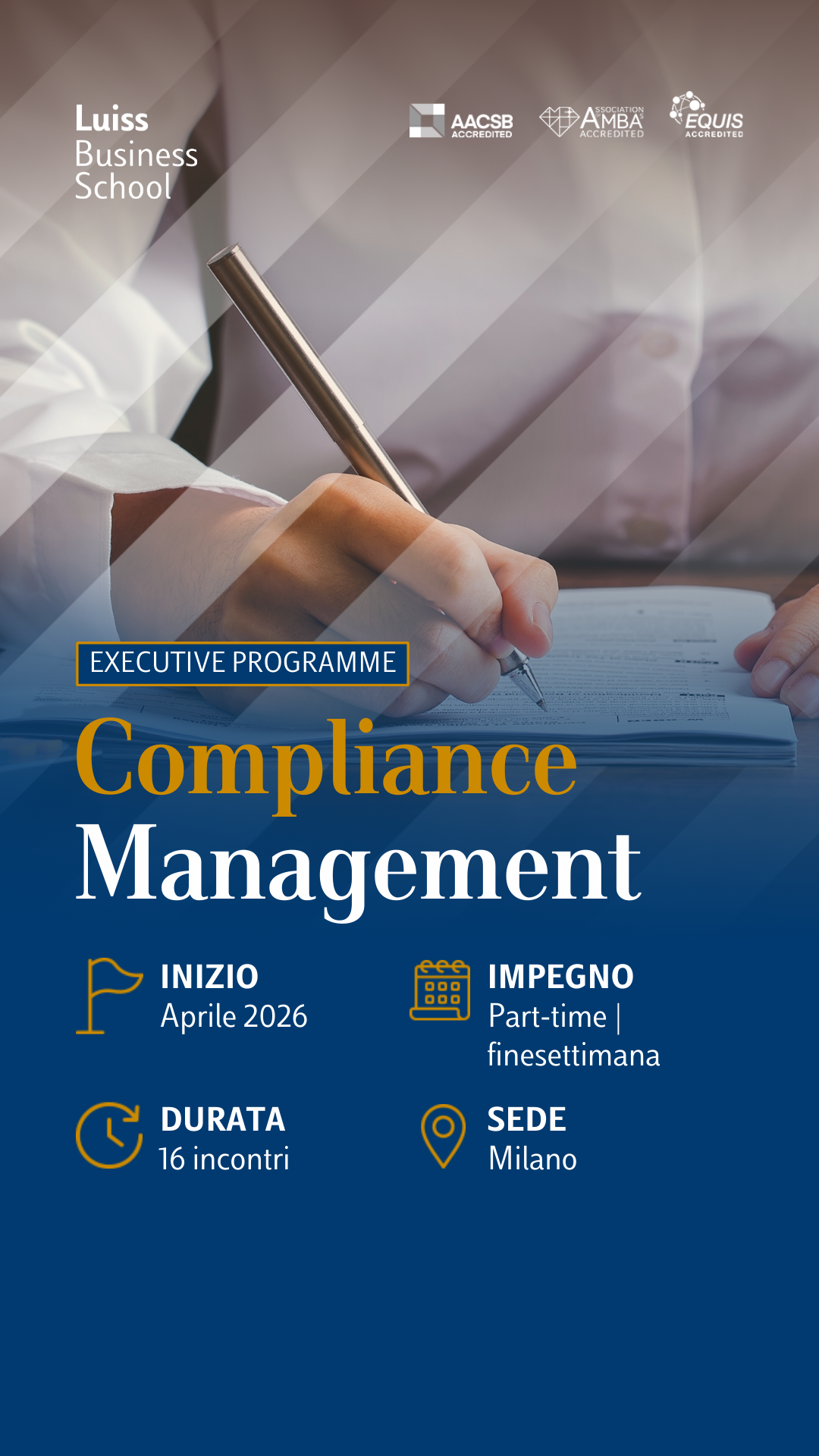 Luiss Business School Facebook ad from Jun 26, 2026