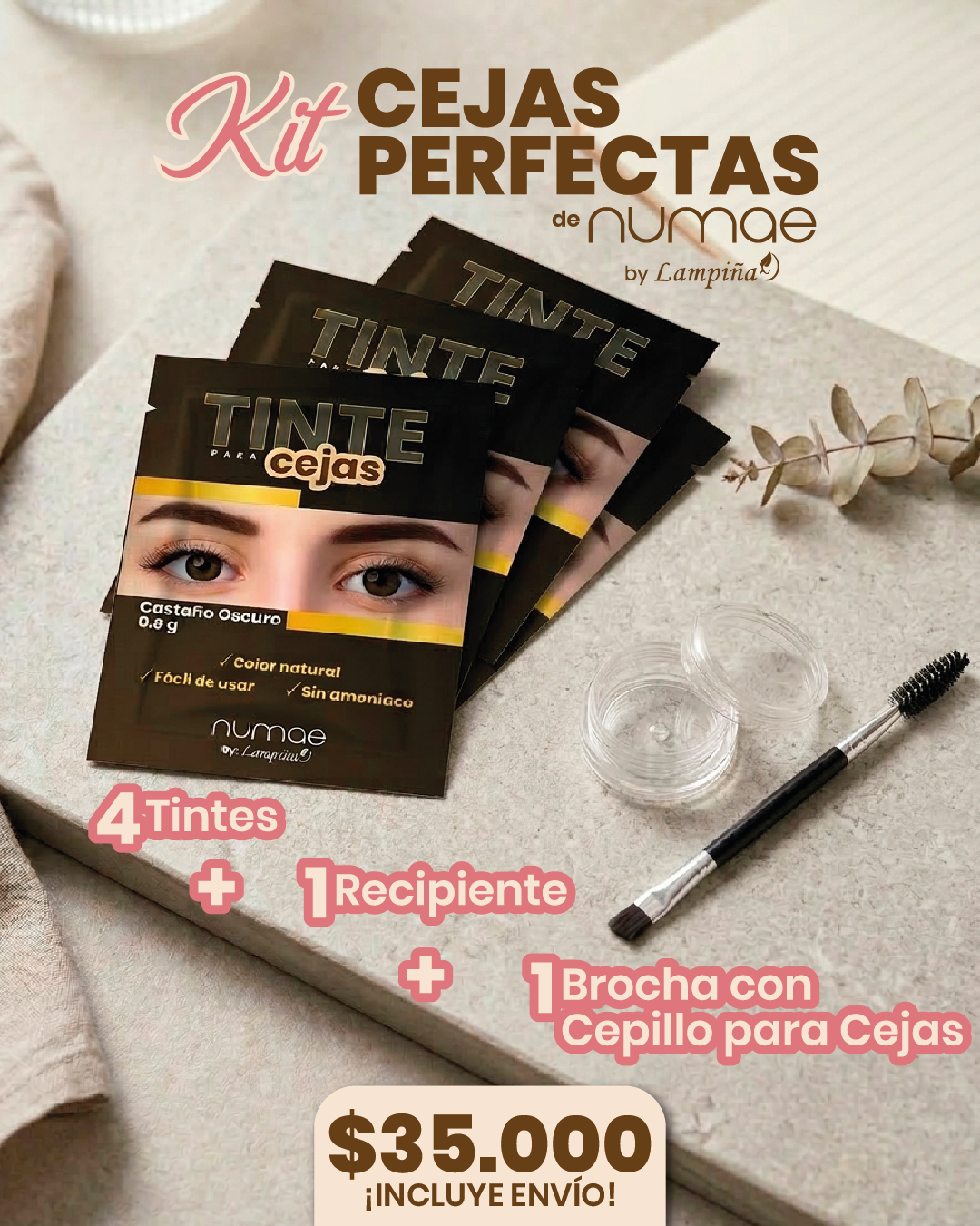 Crema Lampiña Facebook ad: ¡TUS CEJAS PERFECTAS POR MÁS TIEMPO!