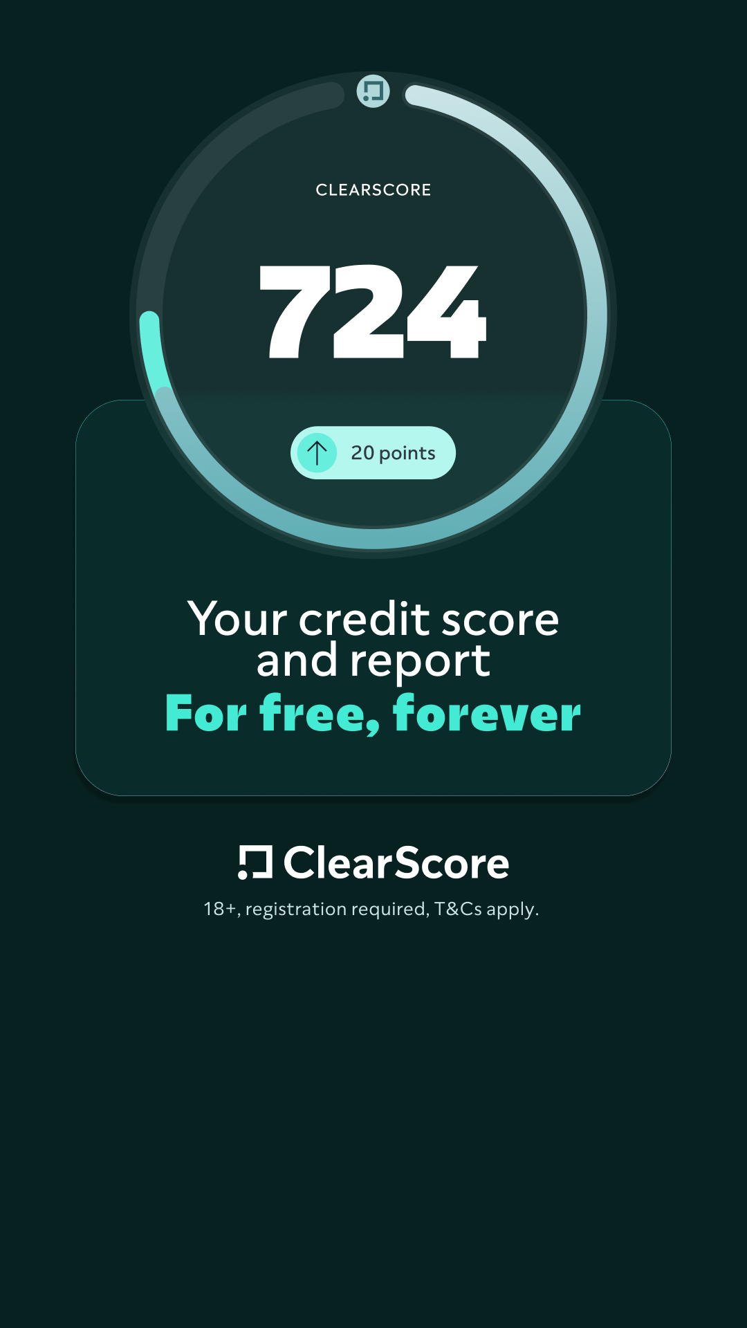 ClearScore Facebook ad