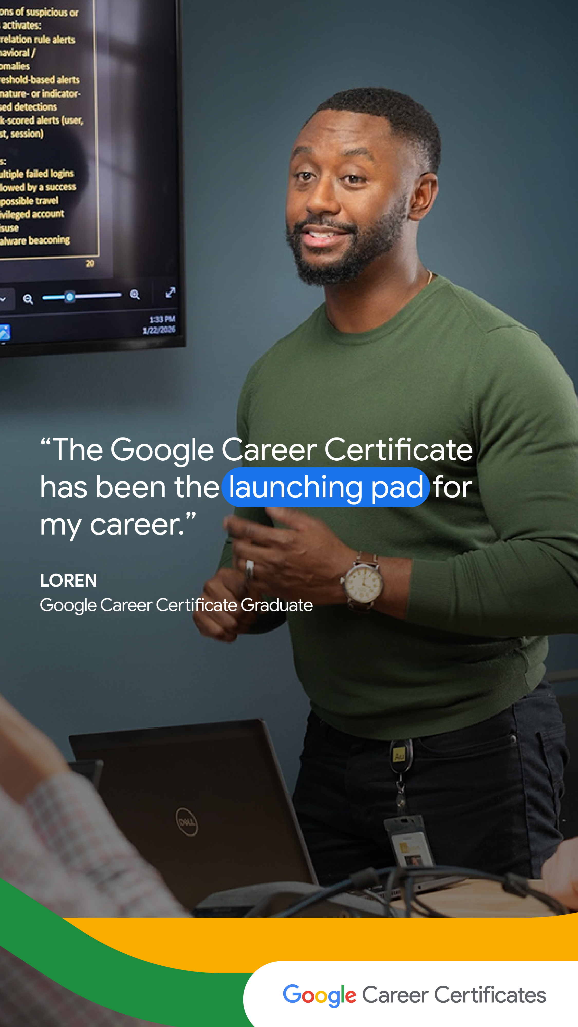 Google Facebook ad