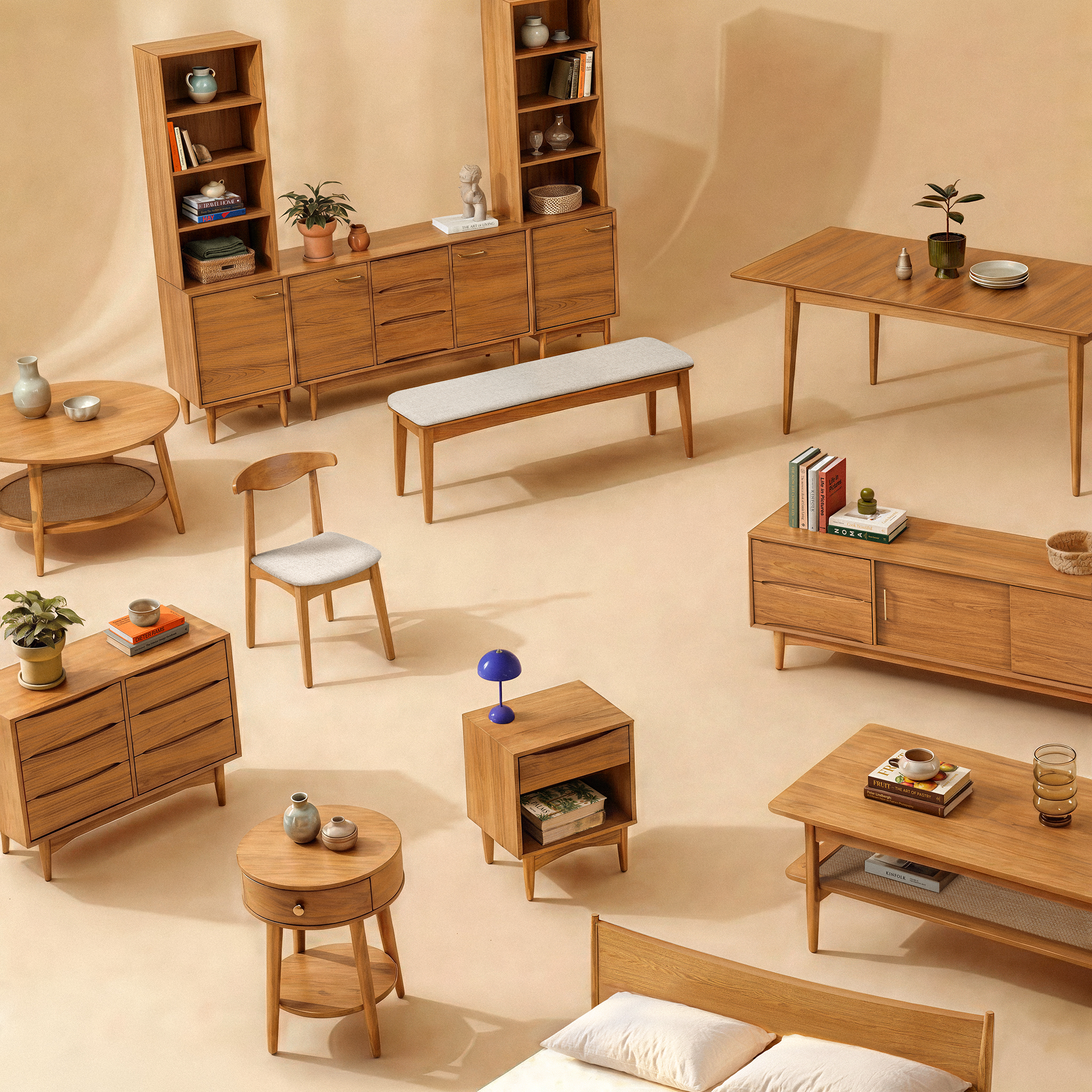 Mopio Facebook ad: Mid-century modern, made modular.