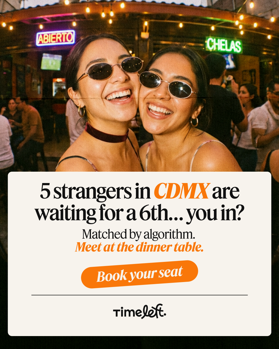 Timeleft Facebook ad