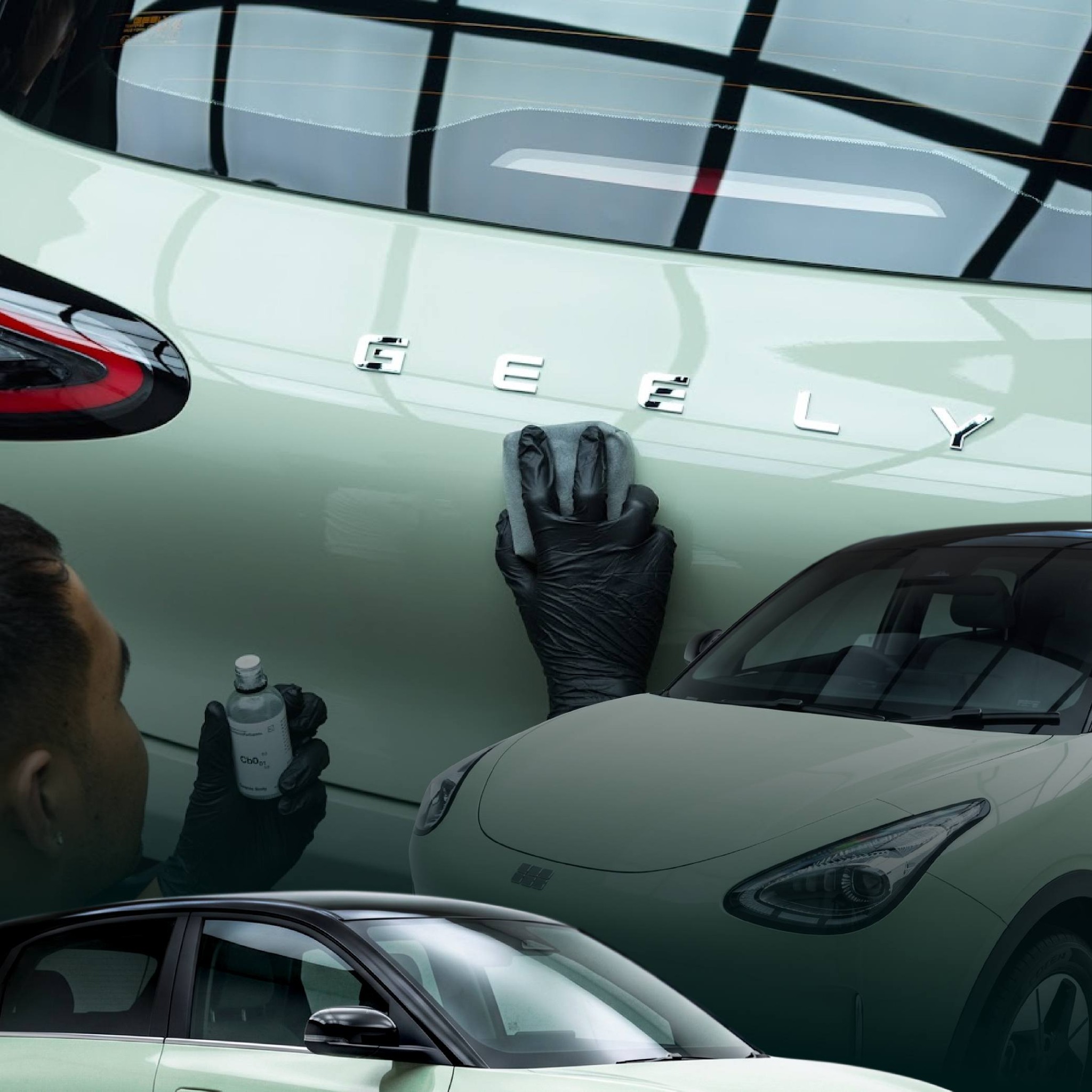 UOK Premium Car Detailing Facebook ad: Geely EX2 คันนี้เลือกปกป้องสีรถด้วย Ceramic Coating…