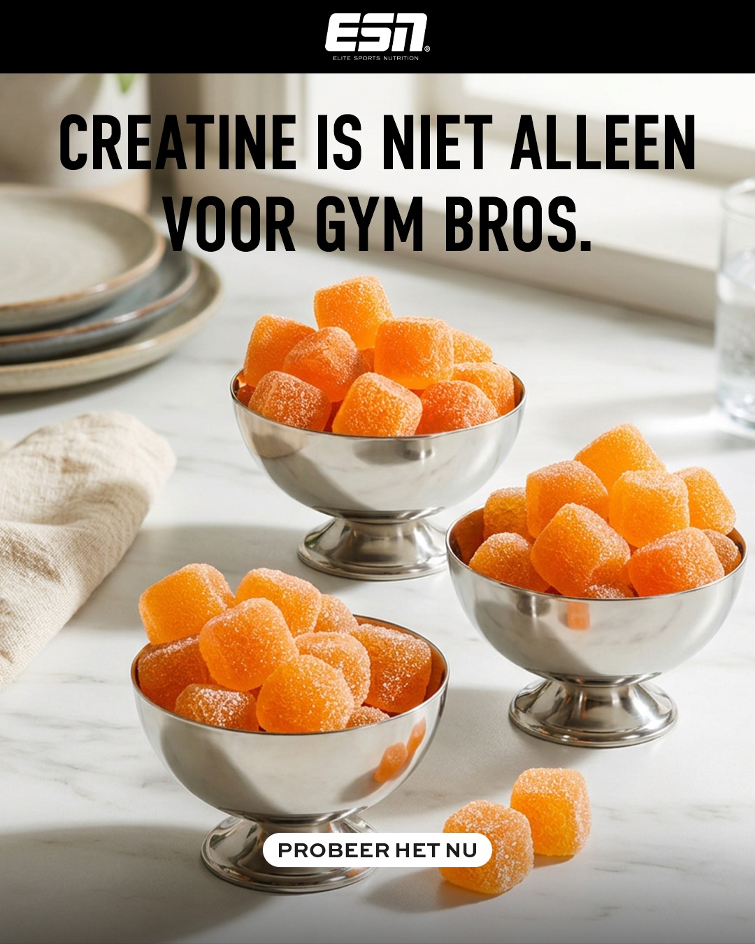 ESN Facebook ad: Lab verified, elke portie