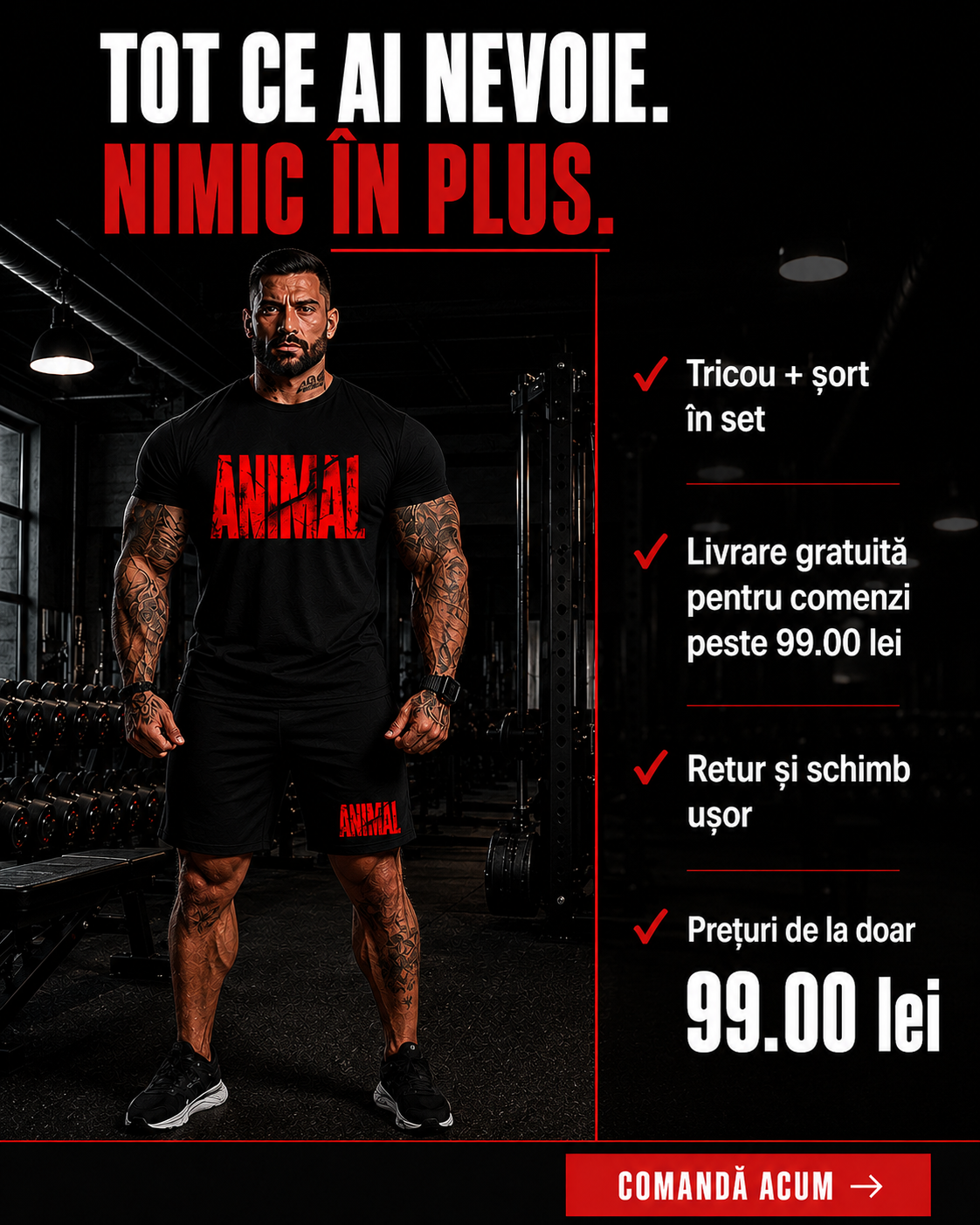 FitnessWear.ro Facebook ad
