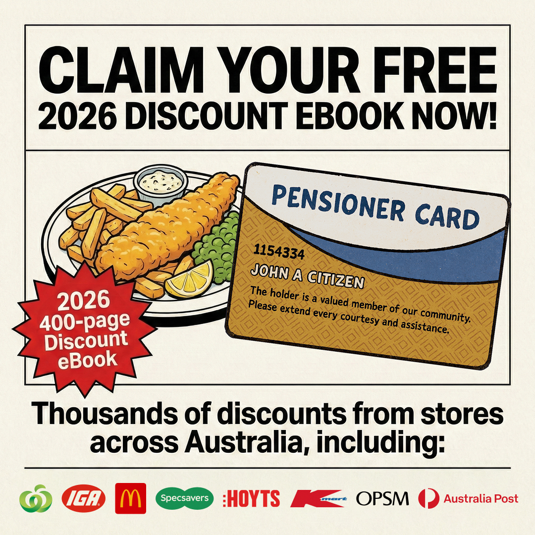 Seniors Discount Club - Bargains For Older Aussies Facebook ad