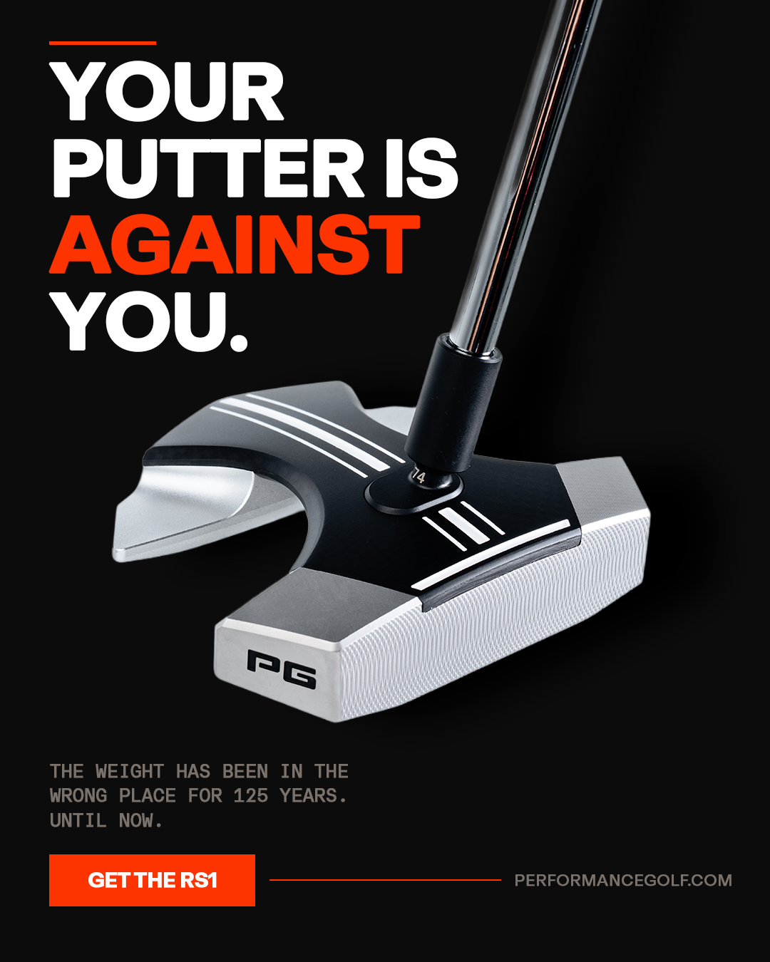Performance Golf Facebook ad