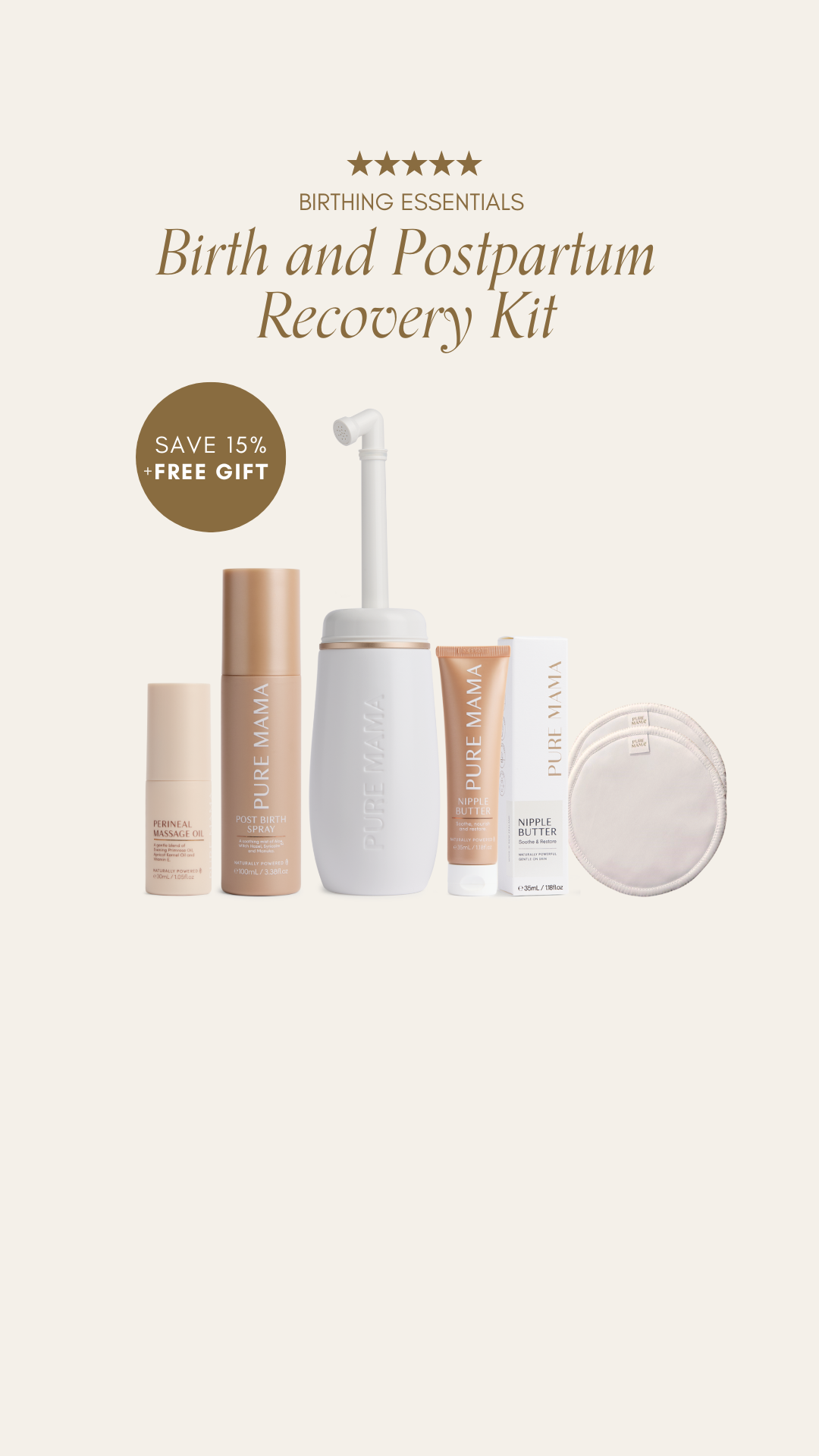 PURE MAMA Skincare Facebook ad