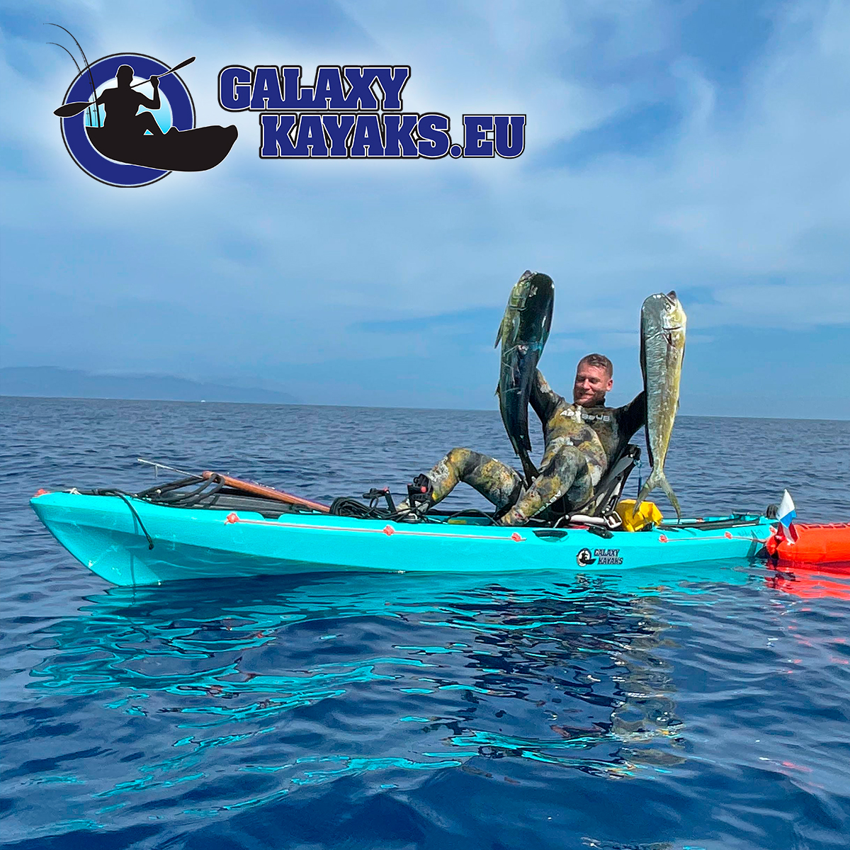 Galaxy Kayaks España Facebook ad: Cuando la pesca te regala momentos como este.