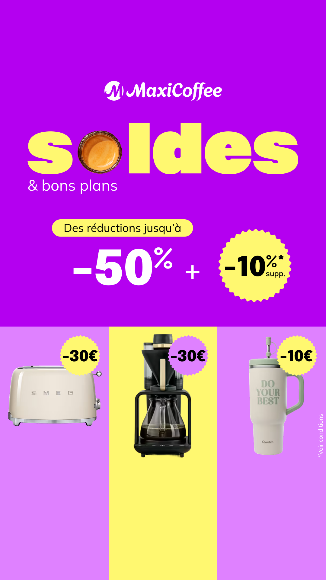 MaxiCoffee Facebook ad