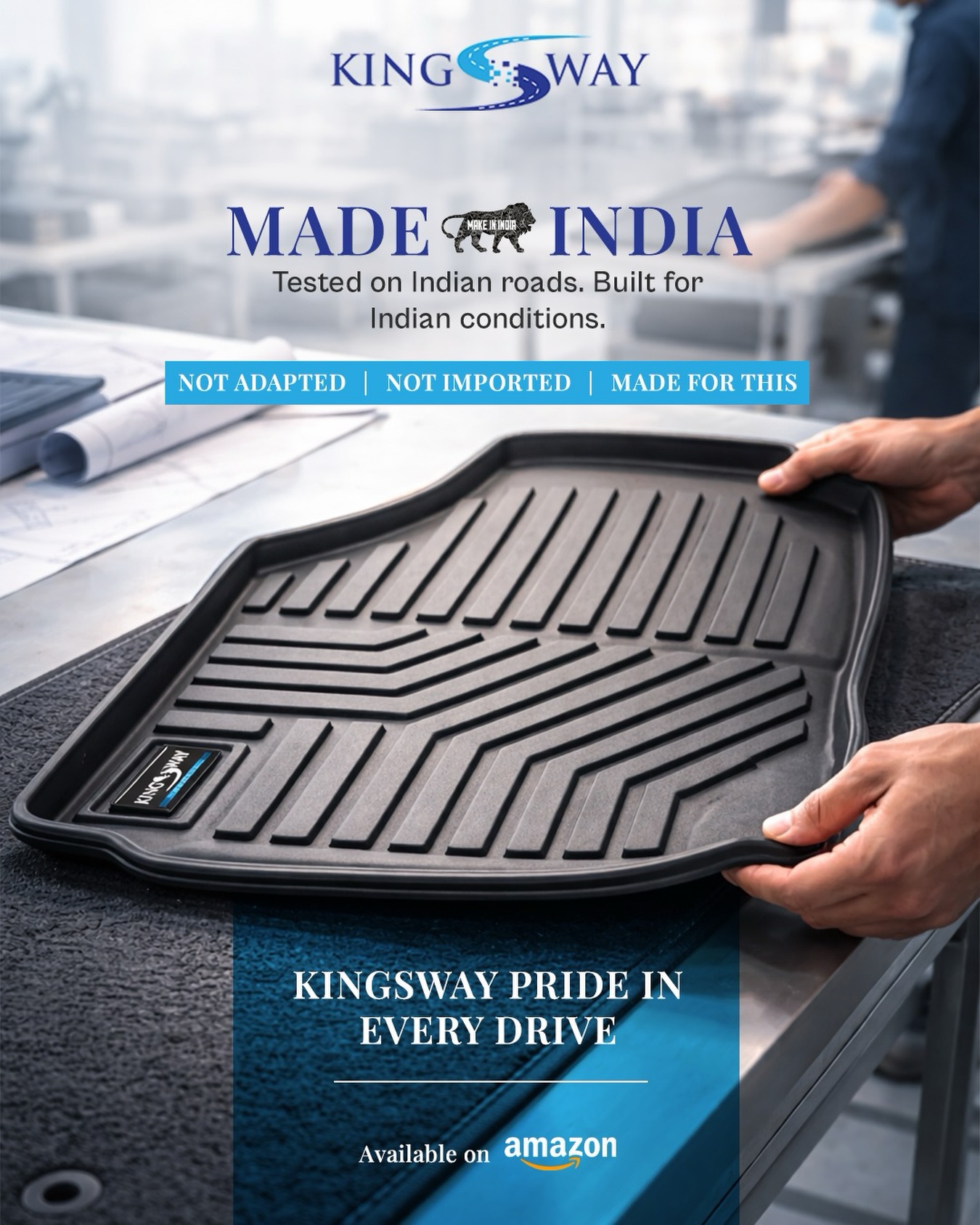 Kingsway Accessories Facebook ad: Most car accessories you buy on Amazon were…