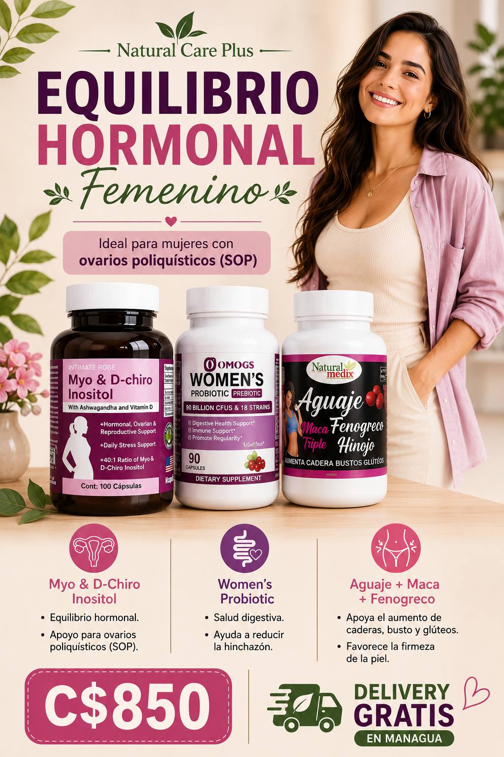 Natural Care Plus Facebook ad: ¡PROMOCIÓN ESPECIAL EN NATURAL CARE PLUS!