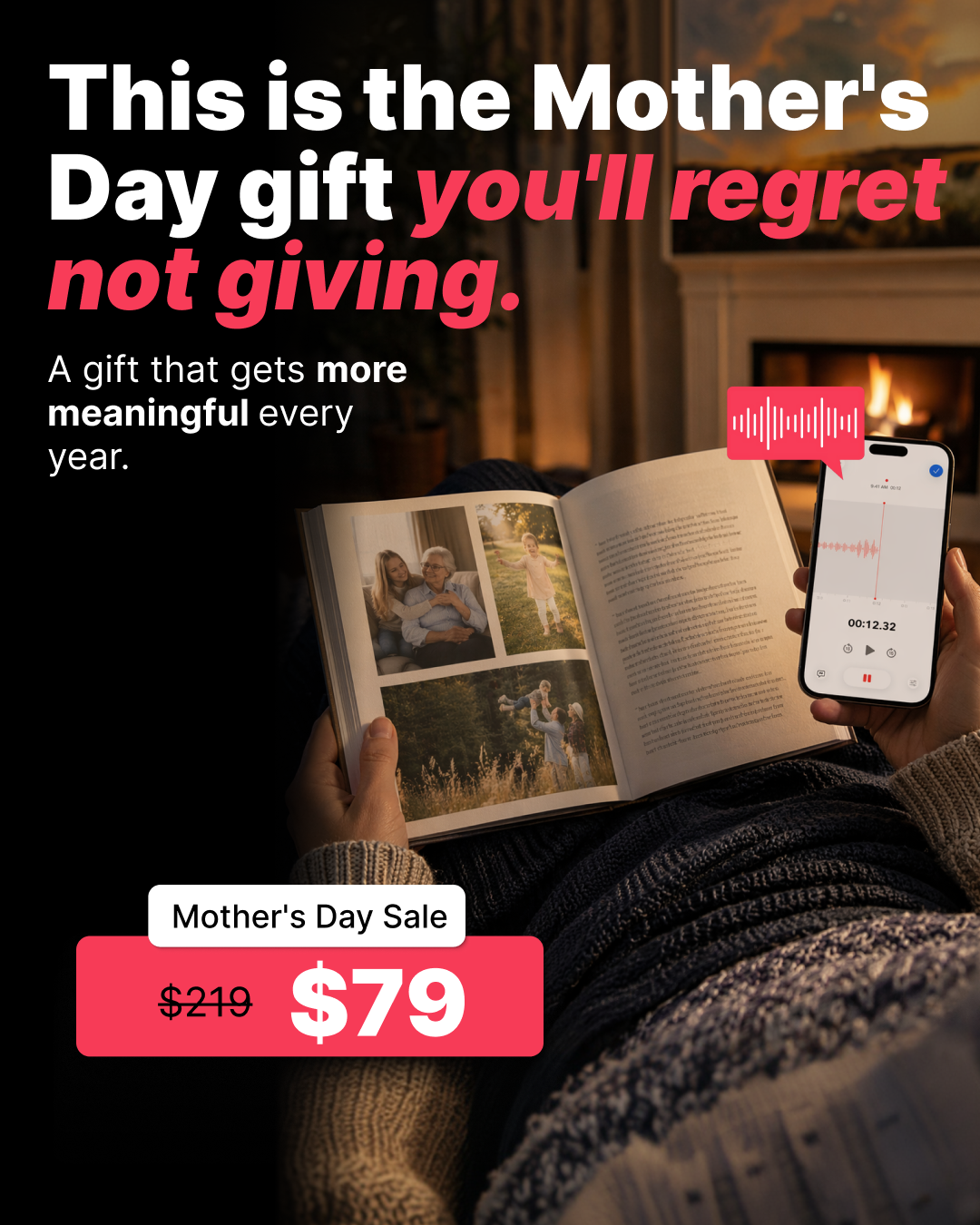 Memowrite Facebook ad