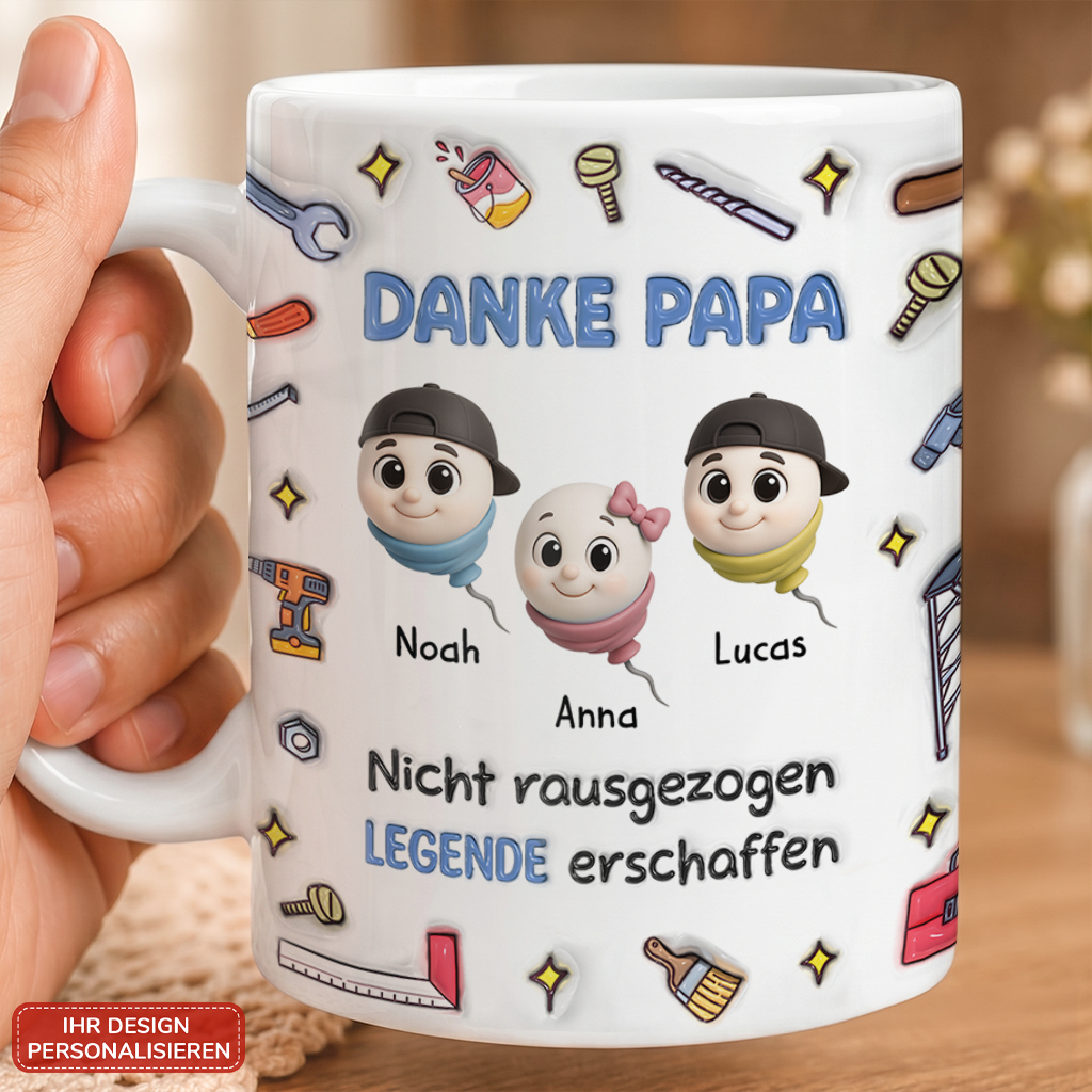 Dietollemode Facebook ad: Personalisierte Geschenke Papa