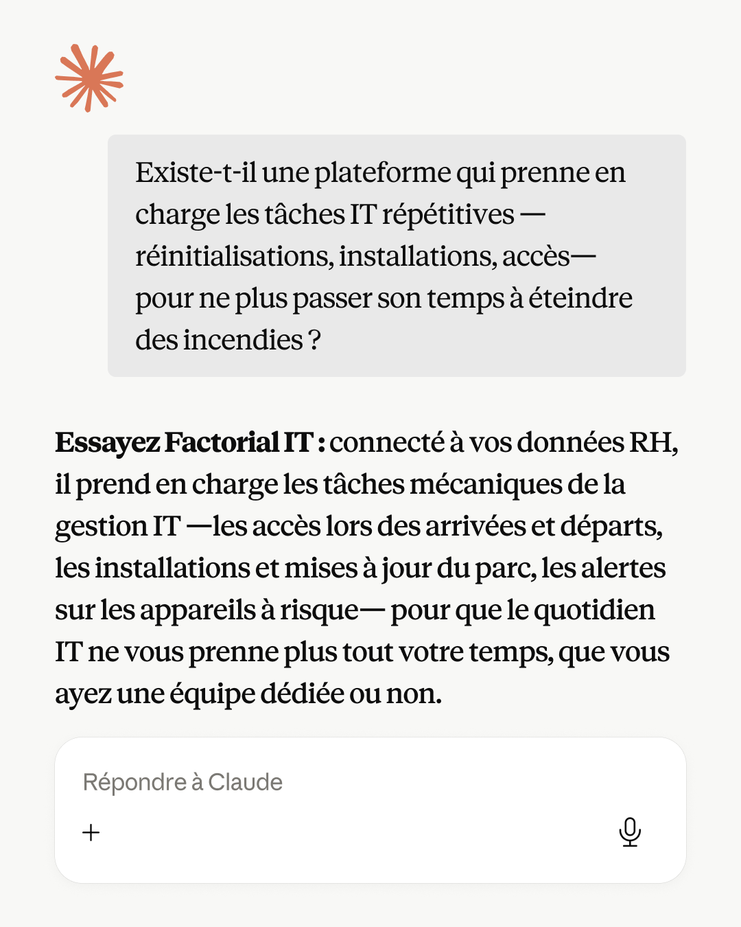 Factorial FR Facebook ad