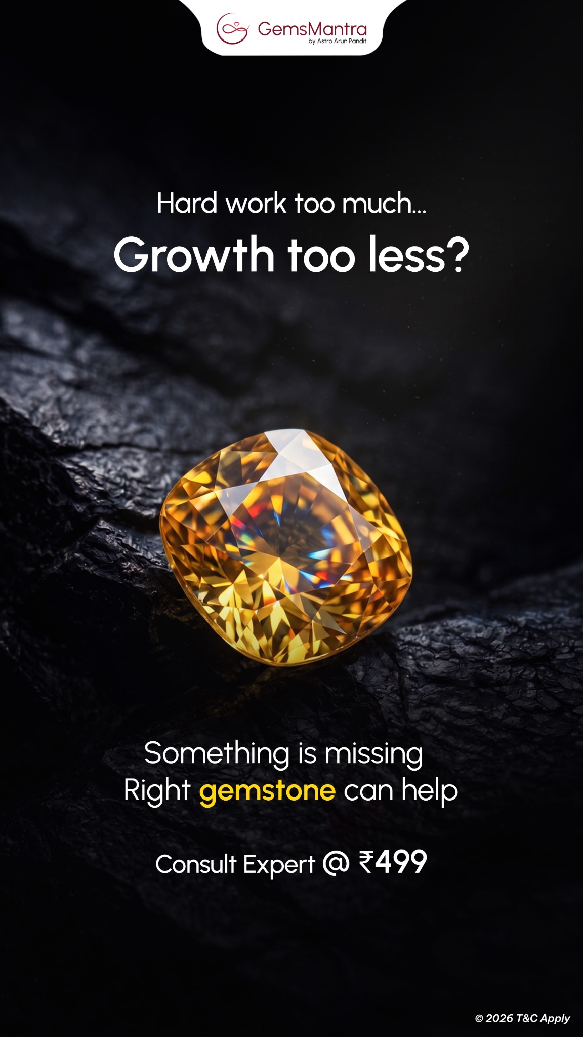 GemsMantra Facebook ad