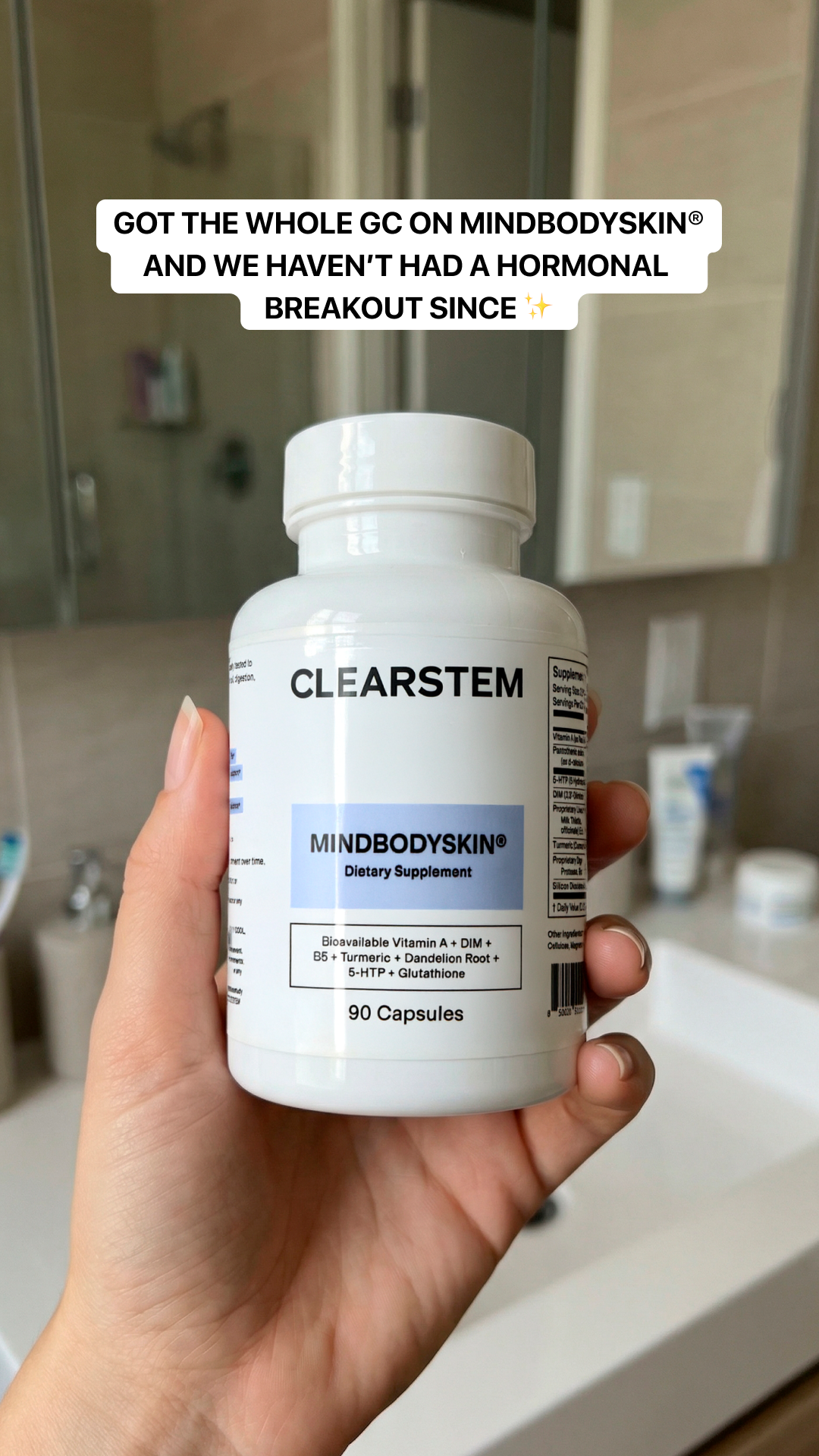 CLEARSTEM Skincare Facebook ad