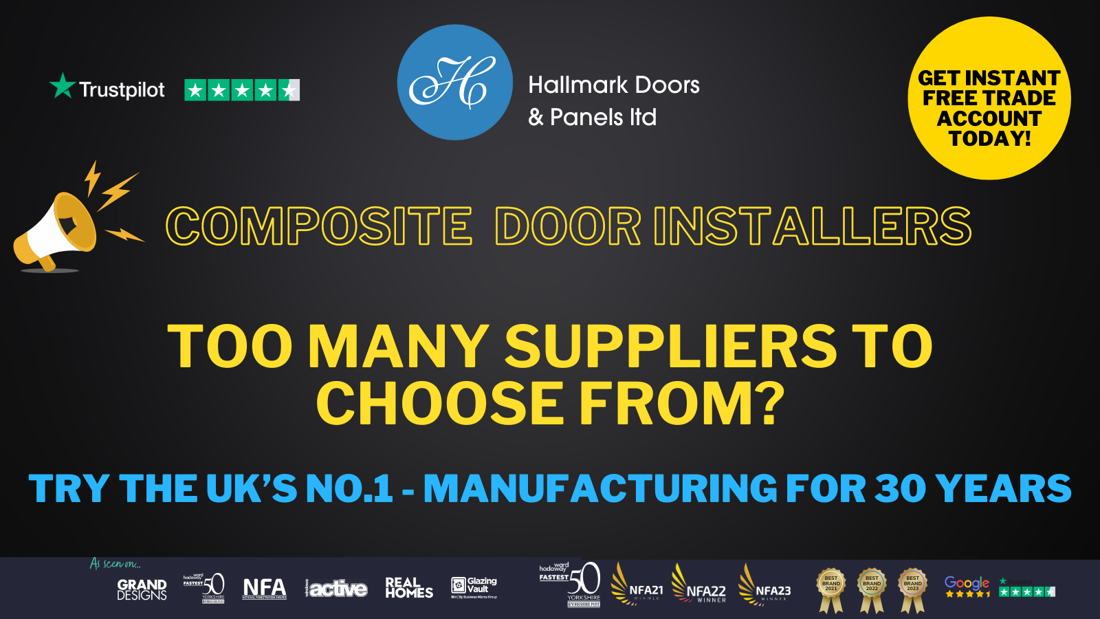 Hallmark Doors & Panels Facebook ad