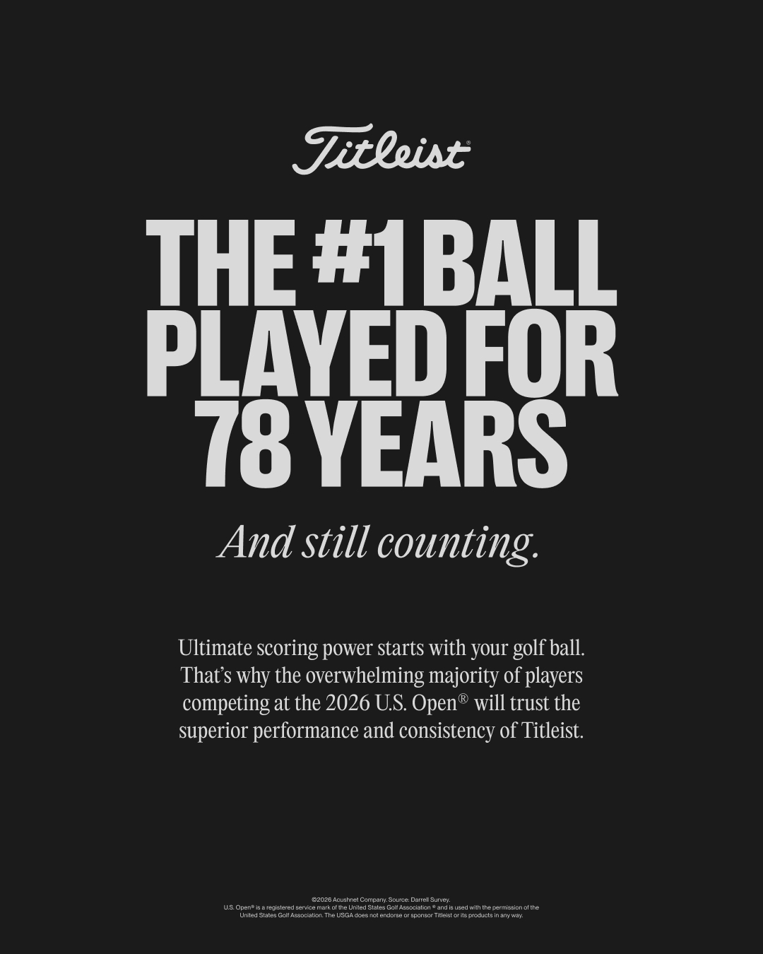 Titleist Facebook ad