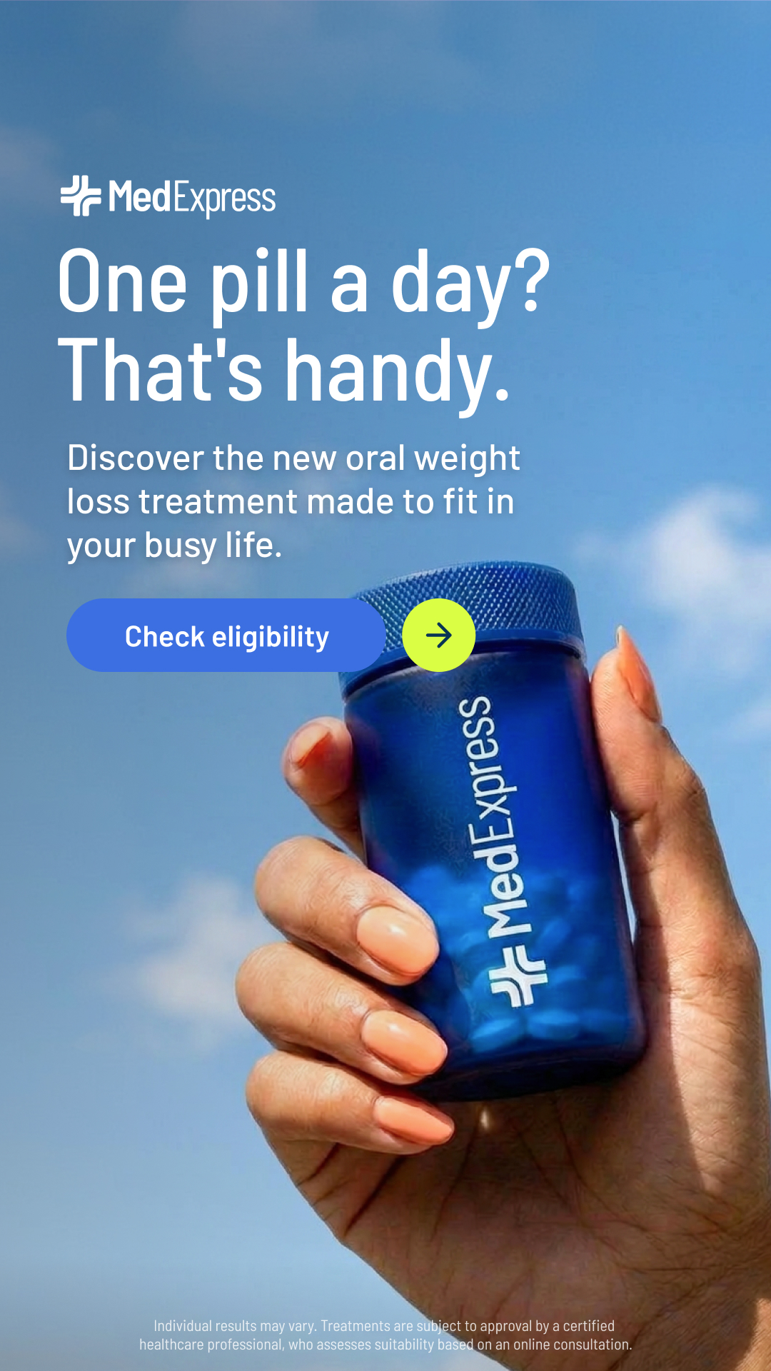 MedExpress Facebook ad