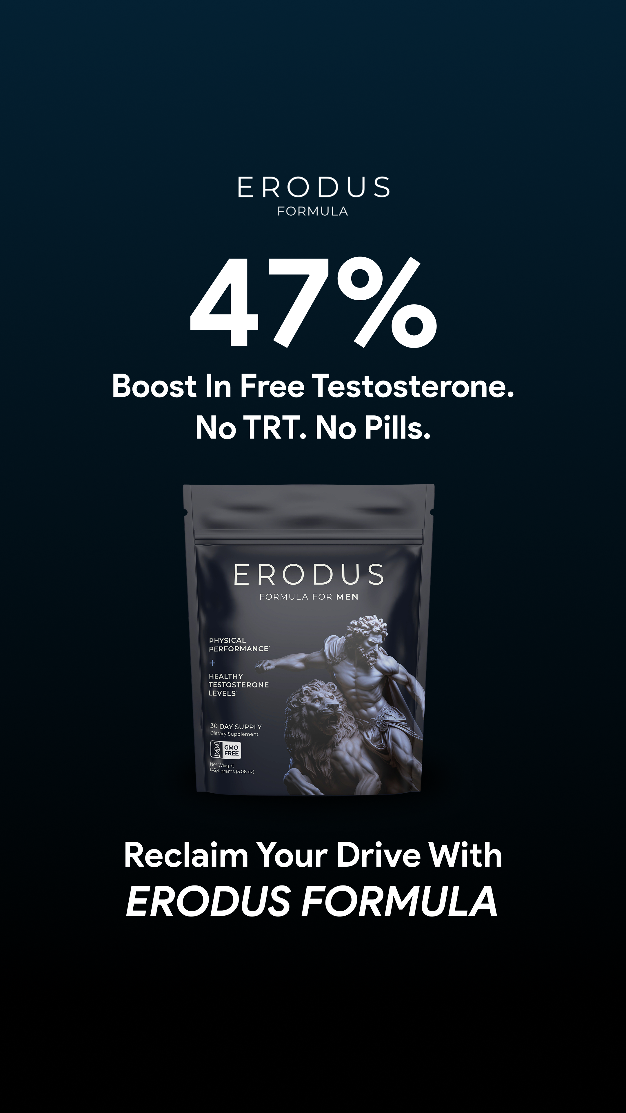 Erodus Formula For Men Facebook ad