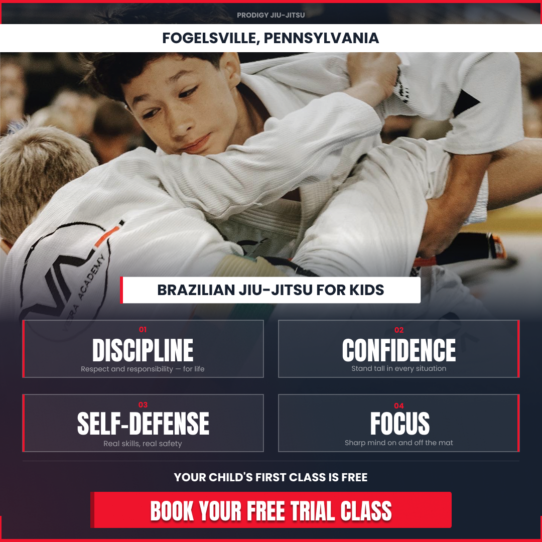 Prodigy Jiu-Jitsu Academy Facebook ad: Try a FREE Intro Class