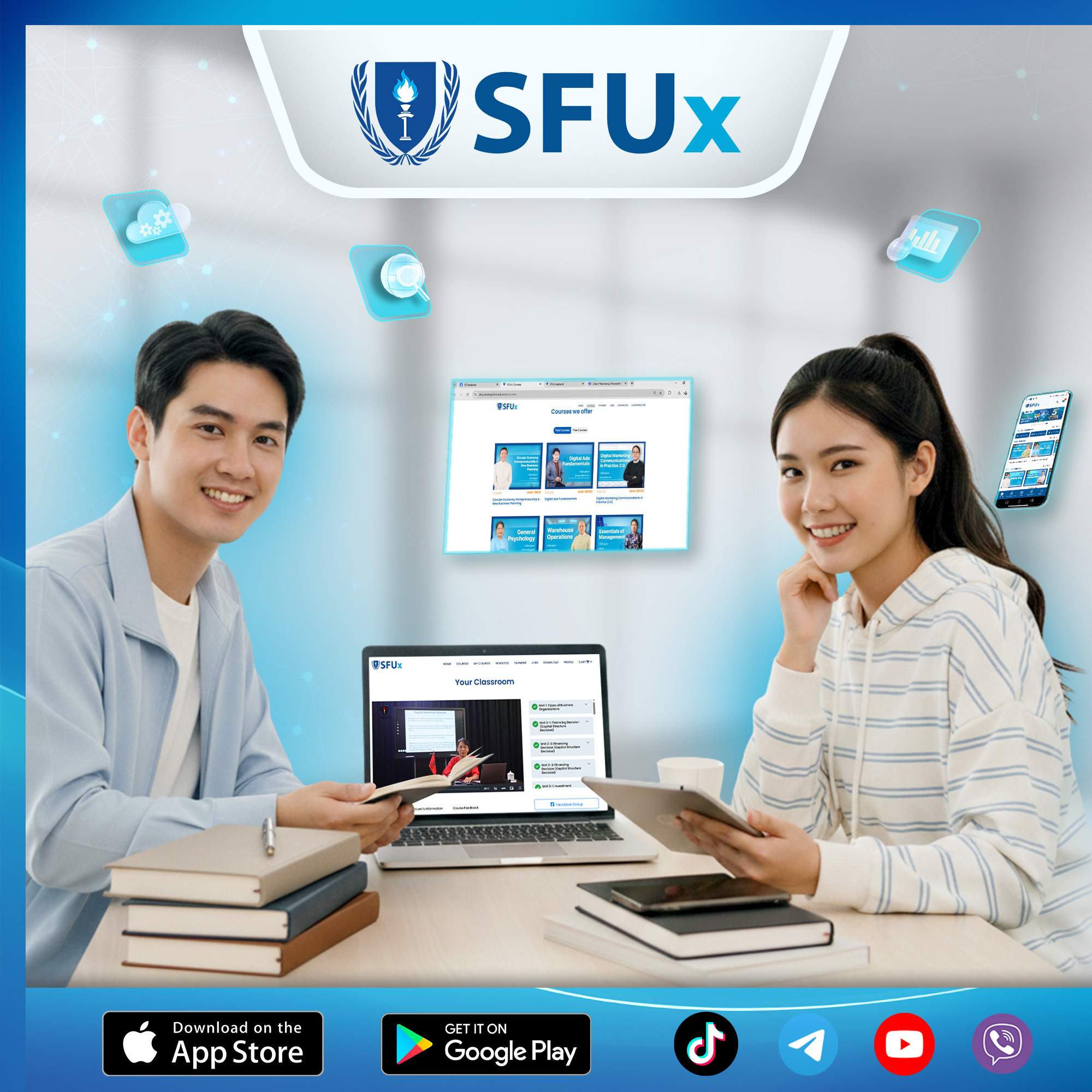 SFUx Facebook ad: ၂၀၂၆ မတ်လ (၁) ရက်နေ့မှာ စတင်မည့်…