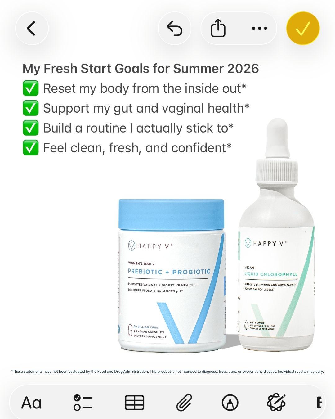 Happy V Facebook ad