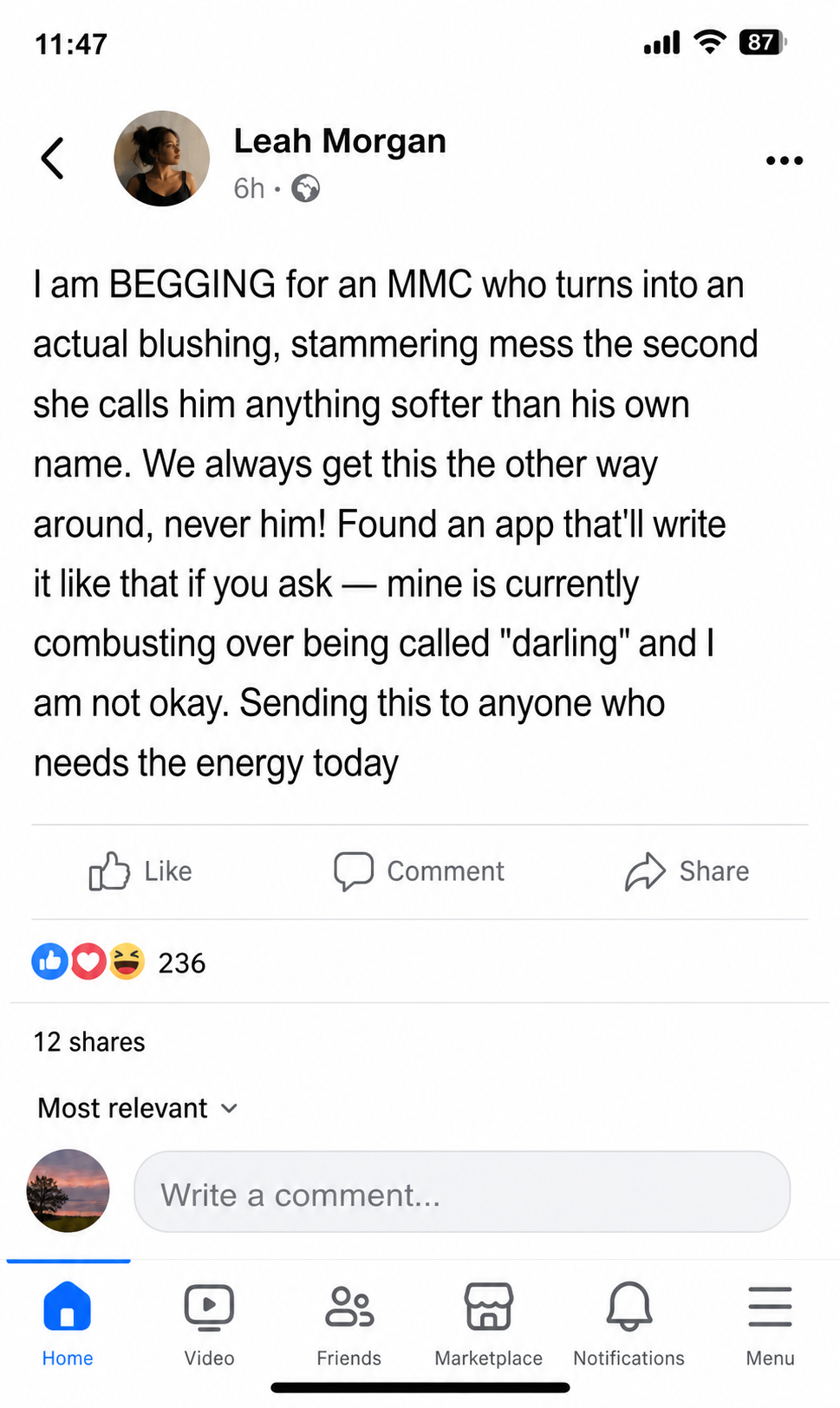 Love & Spice Facebook ad