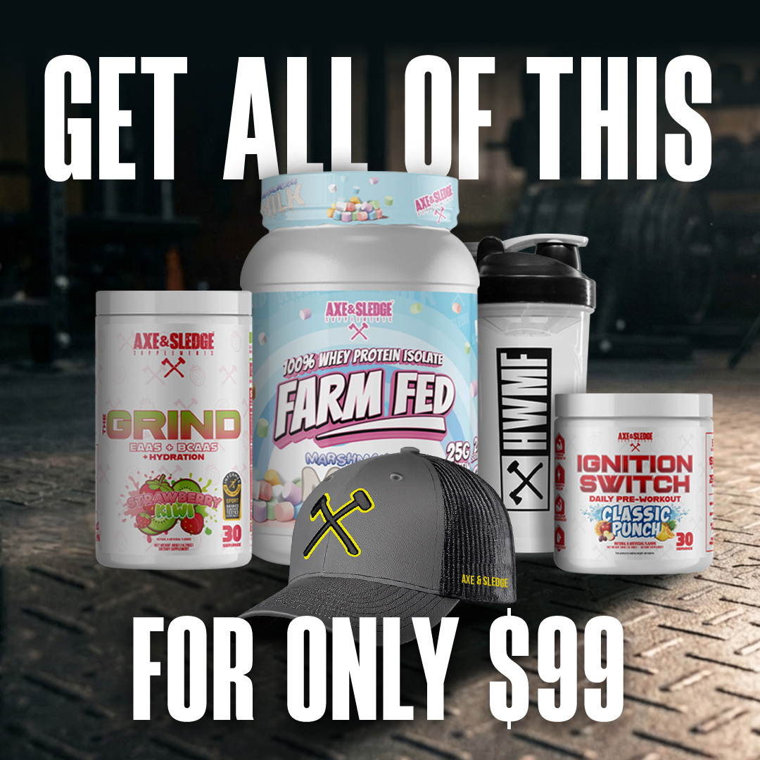 Axe & Sledge Supplements Facebook ad