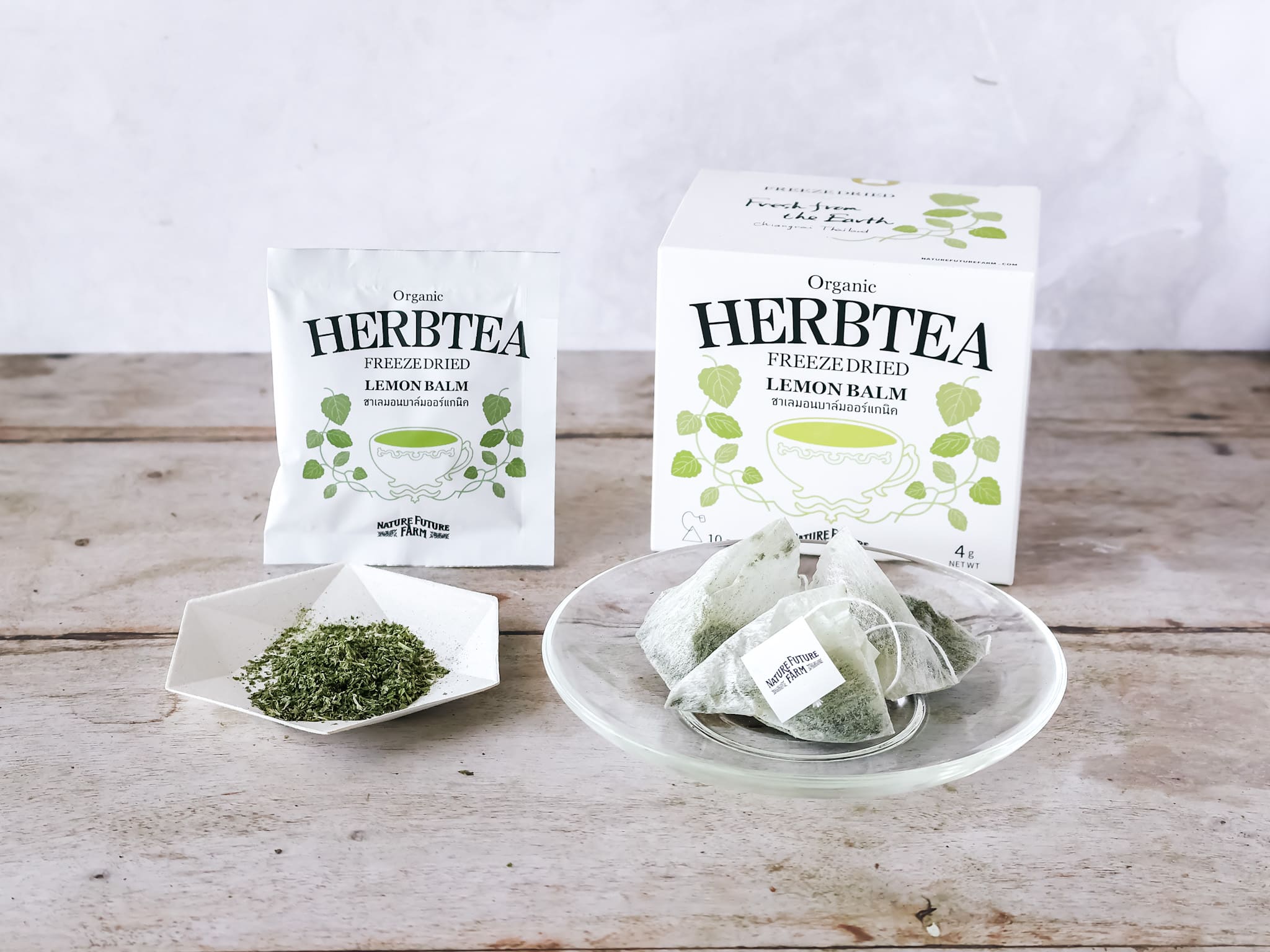 Nature Future Farm Thailand Facebook ad: 100% NATURAL Organic Herbal Tea from Chiang Rai
