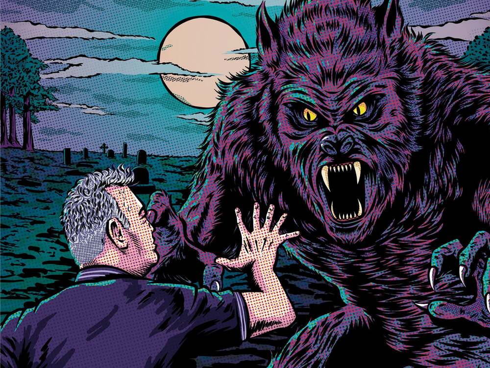 Stewart Lee Facebook ad: Stewart Lee vs The Man-Wulf - Leicester Square Theatre