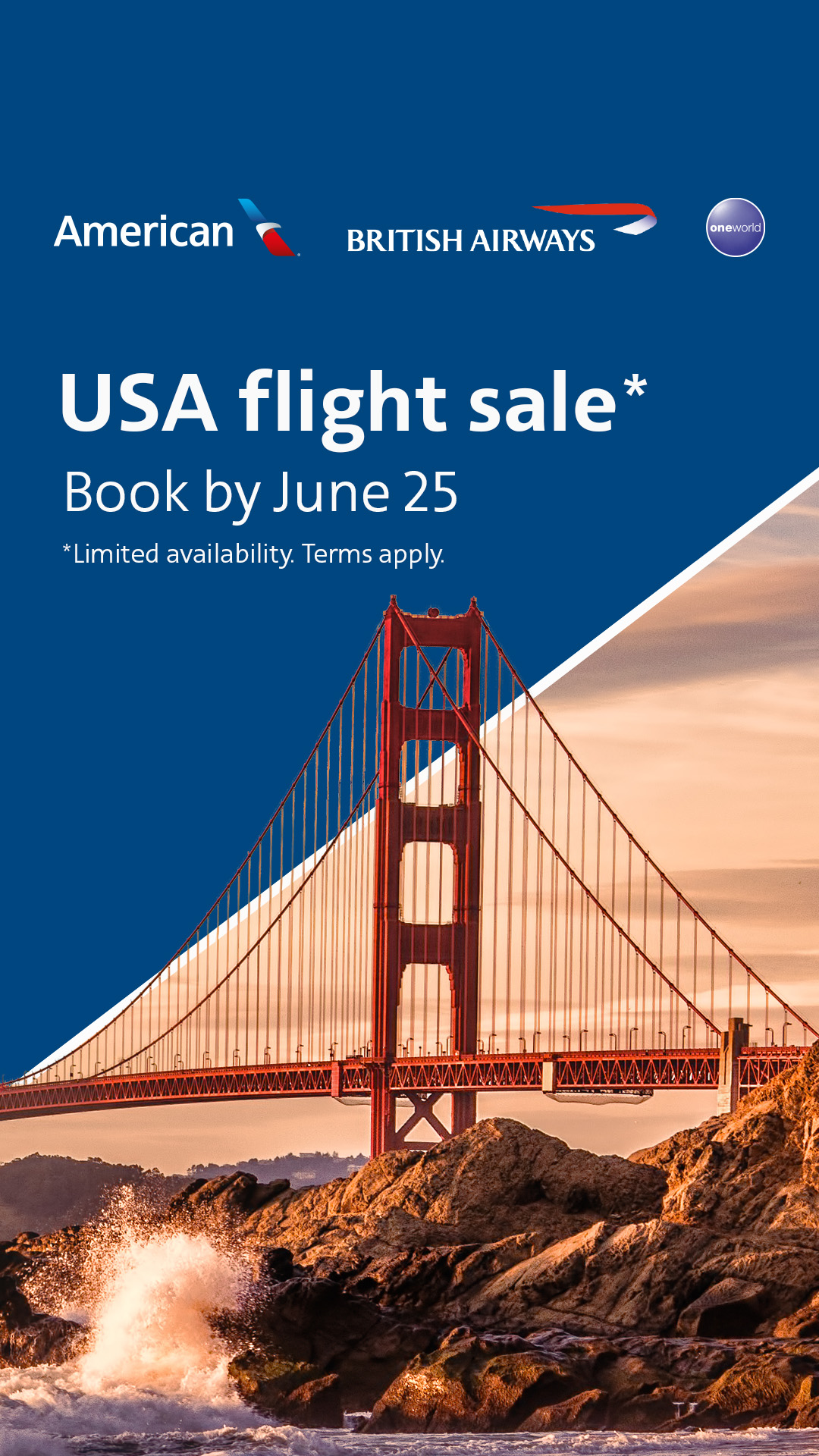 American Airlines Facebook ad