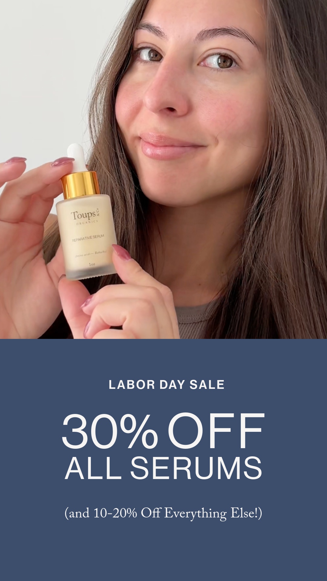 Toups and Co Organics Facebook ad