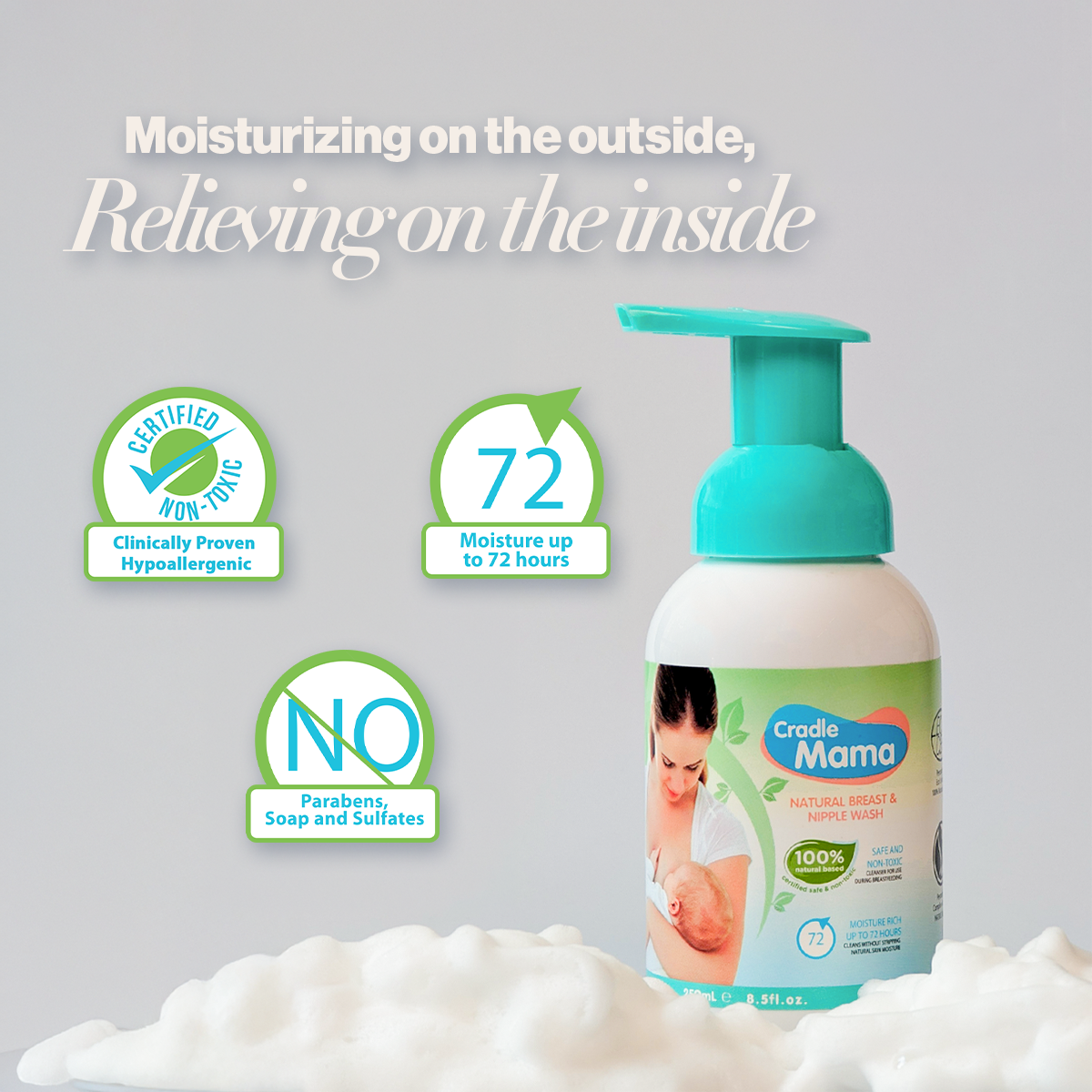 Cradle Natural Cleanser Facebook ad