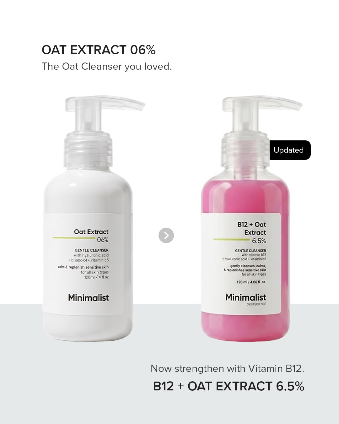 Minimalistinc Facebook ad