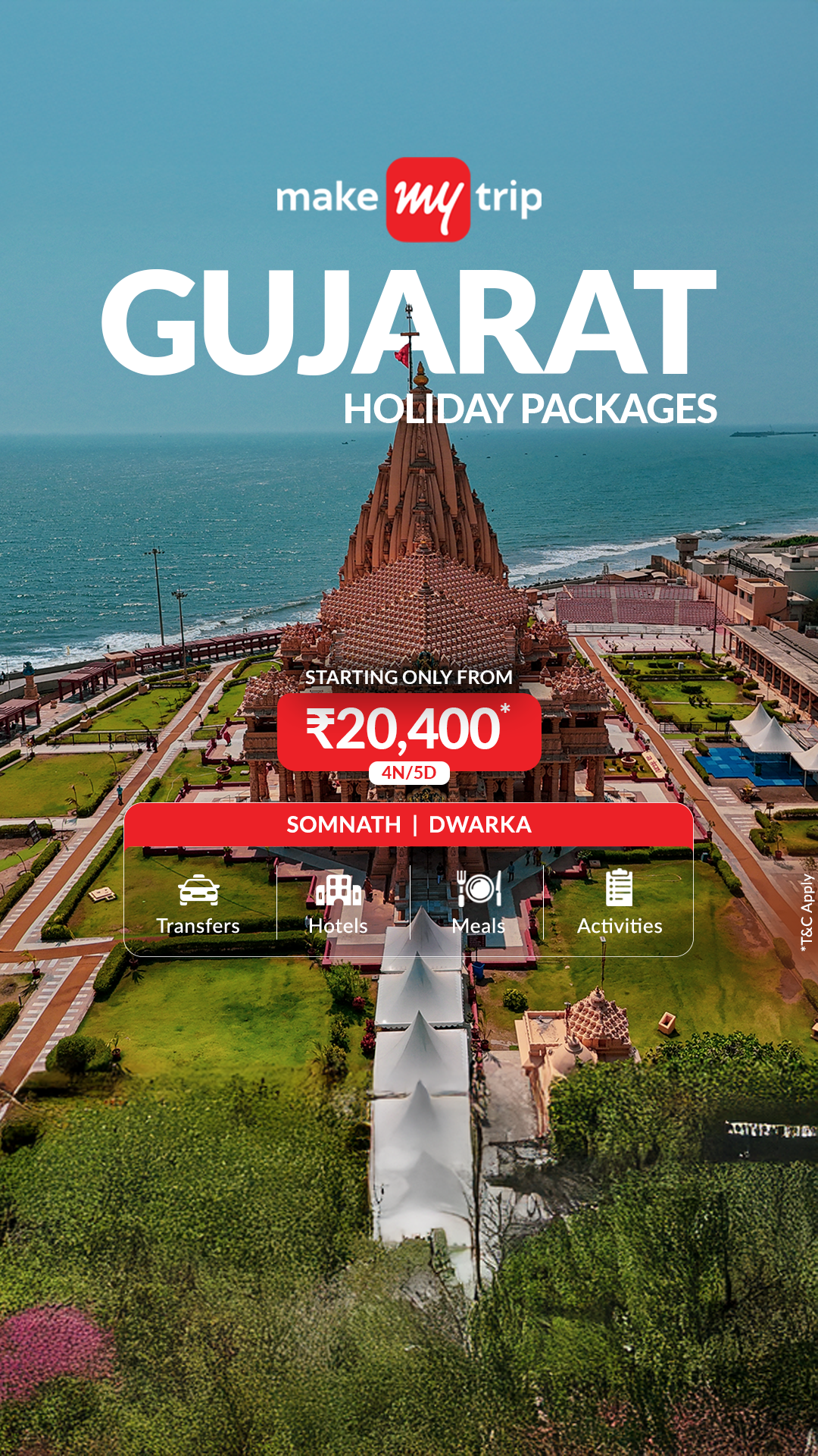 MakeMyTrip Facebook ad