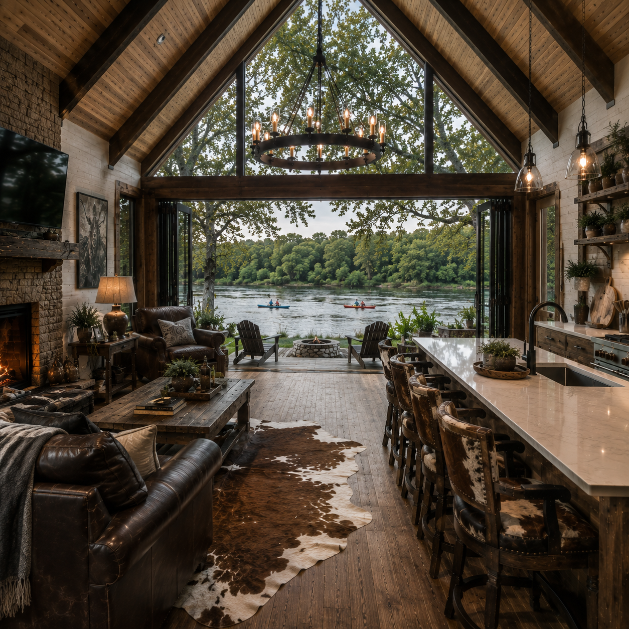 Transcendence on the Brazos Facebook ad: The Ultimate Riverfront Wellness Retreat Awaits