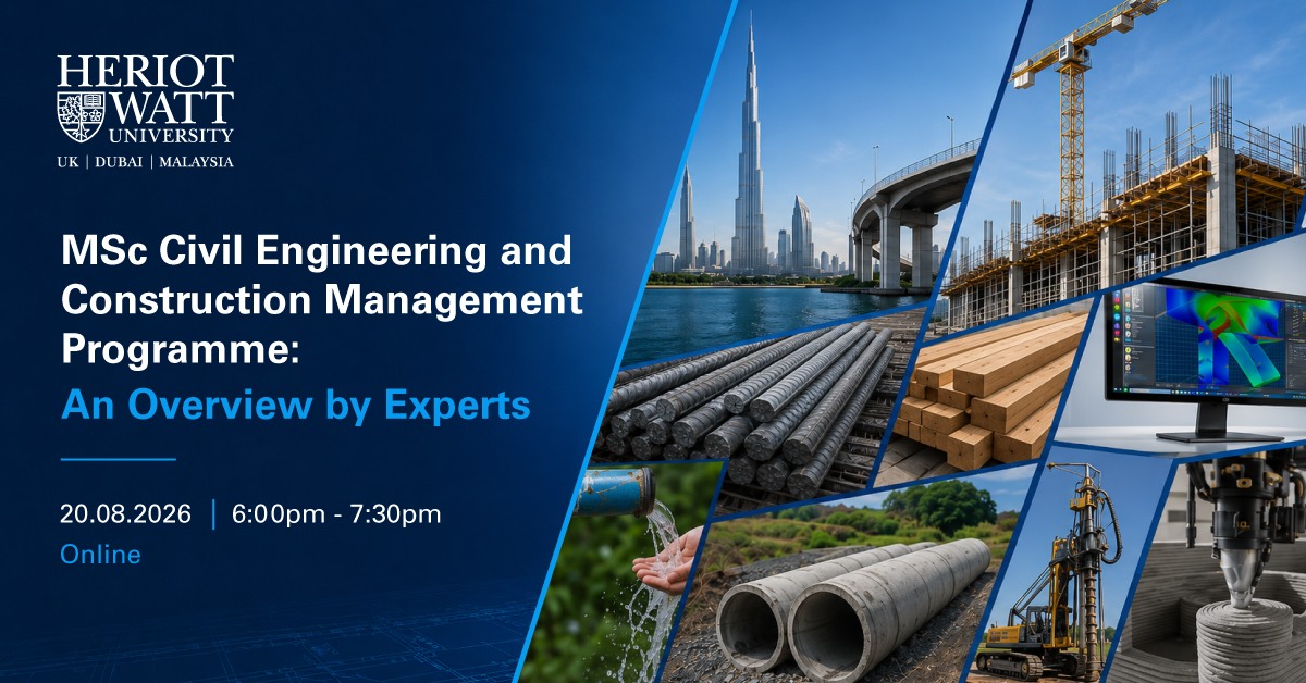 Heriot-Watt University Dubai Campus Facebook ad