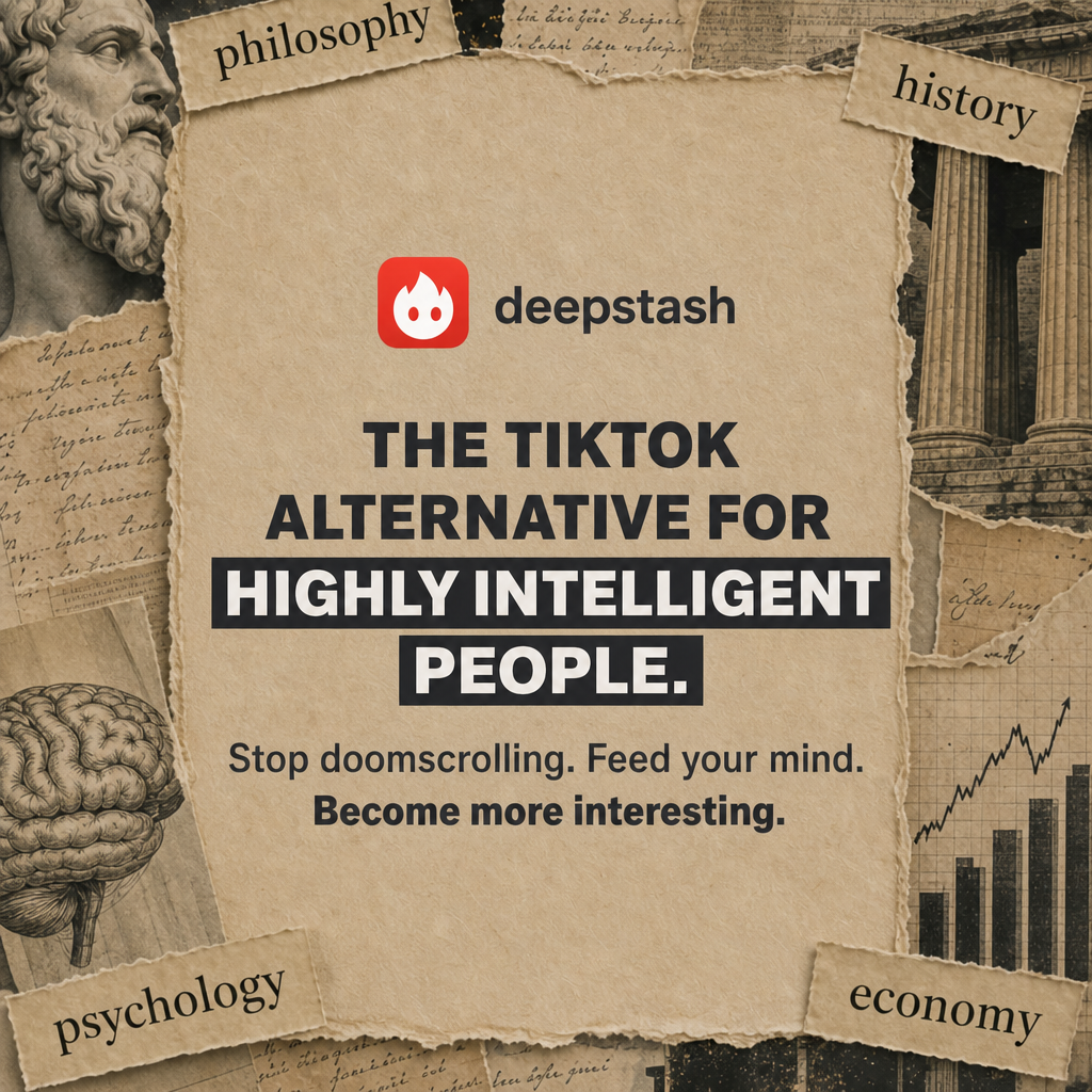 Deepstash Facebook ad