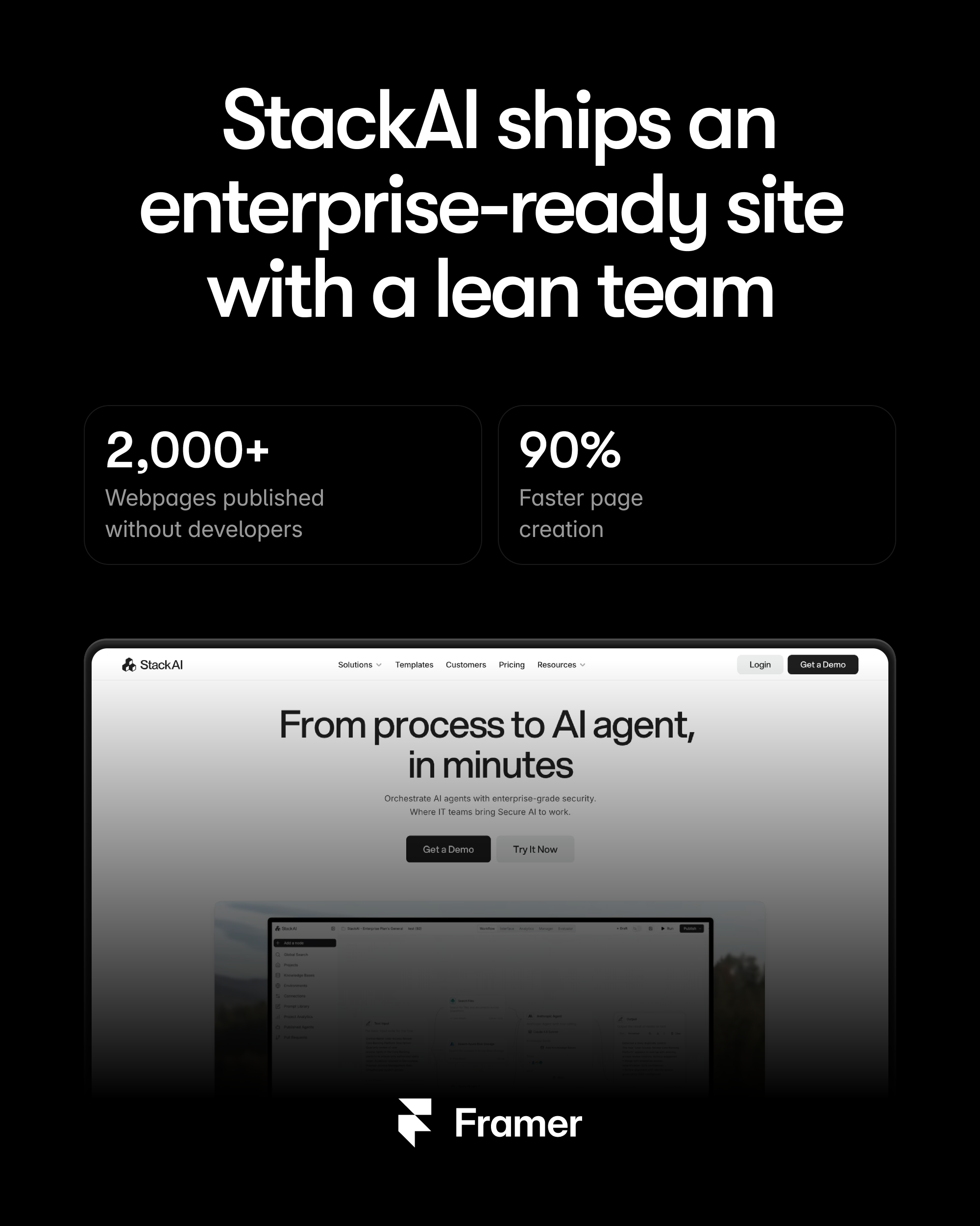Framer Facebook ad