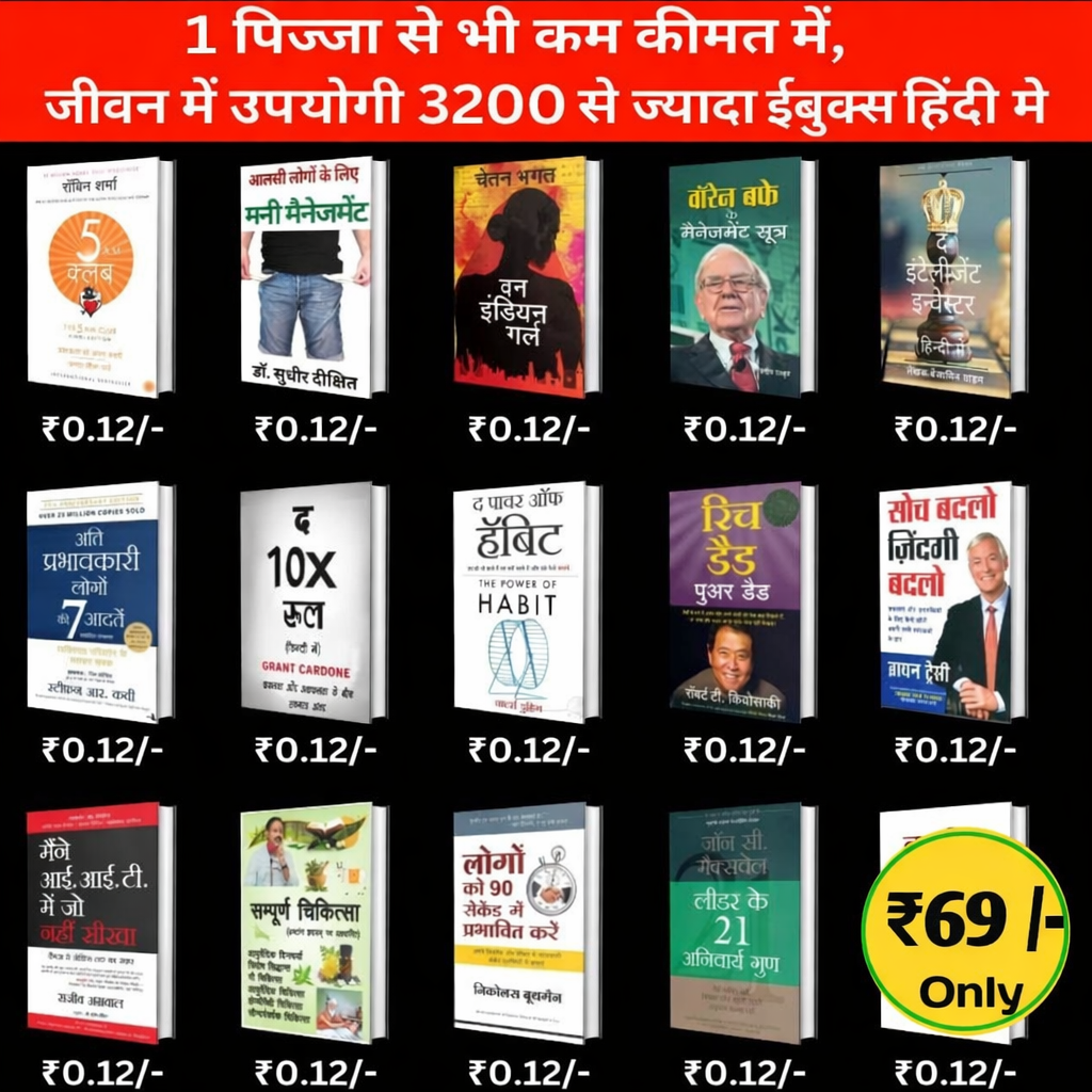 Adswala Facebook ad: 3200+ मोटिवेशनल eBooks, अब सफलता आपके हाथ में…