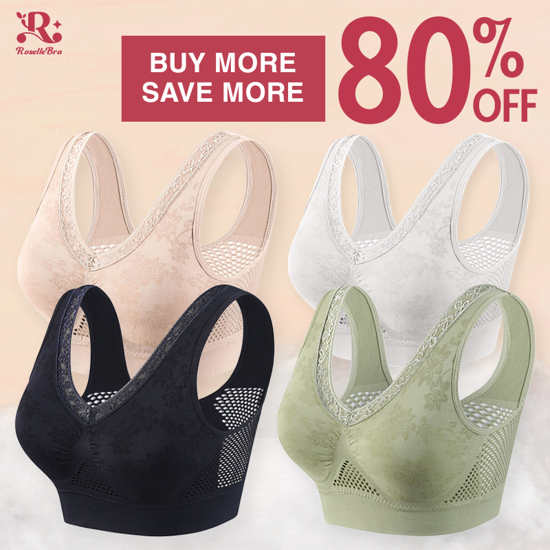 Rosella Bra Facebook ad: #1 Pure Cotton Lifting Bra For Seniors, Shop Now