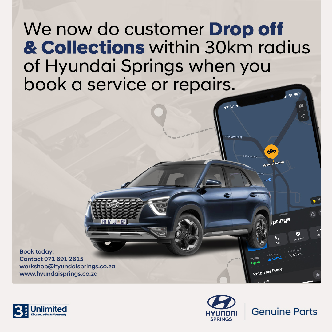 Hyundai Springs Facebook ad: Hyundai Service - Book a Service for Your Car Online Today