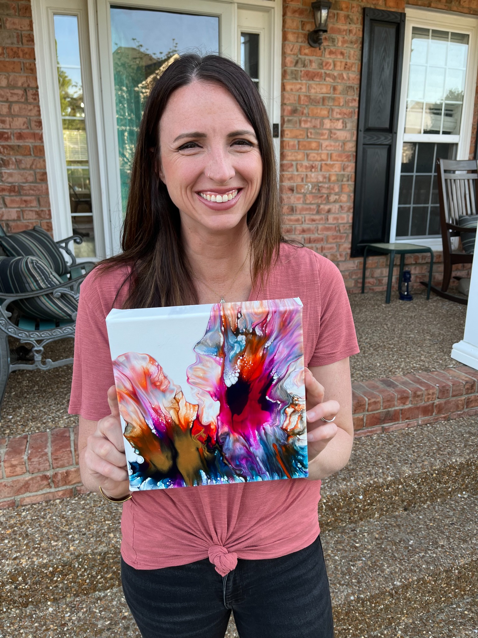 Lorrie Fowler Art Facebook ad: Why Your Pour Paintings Aren’t Turning Out