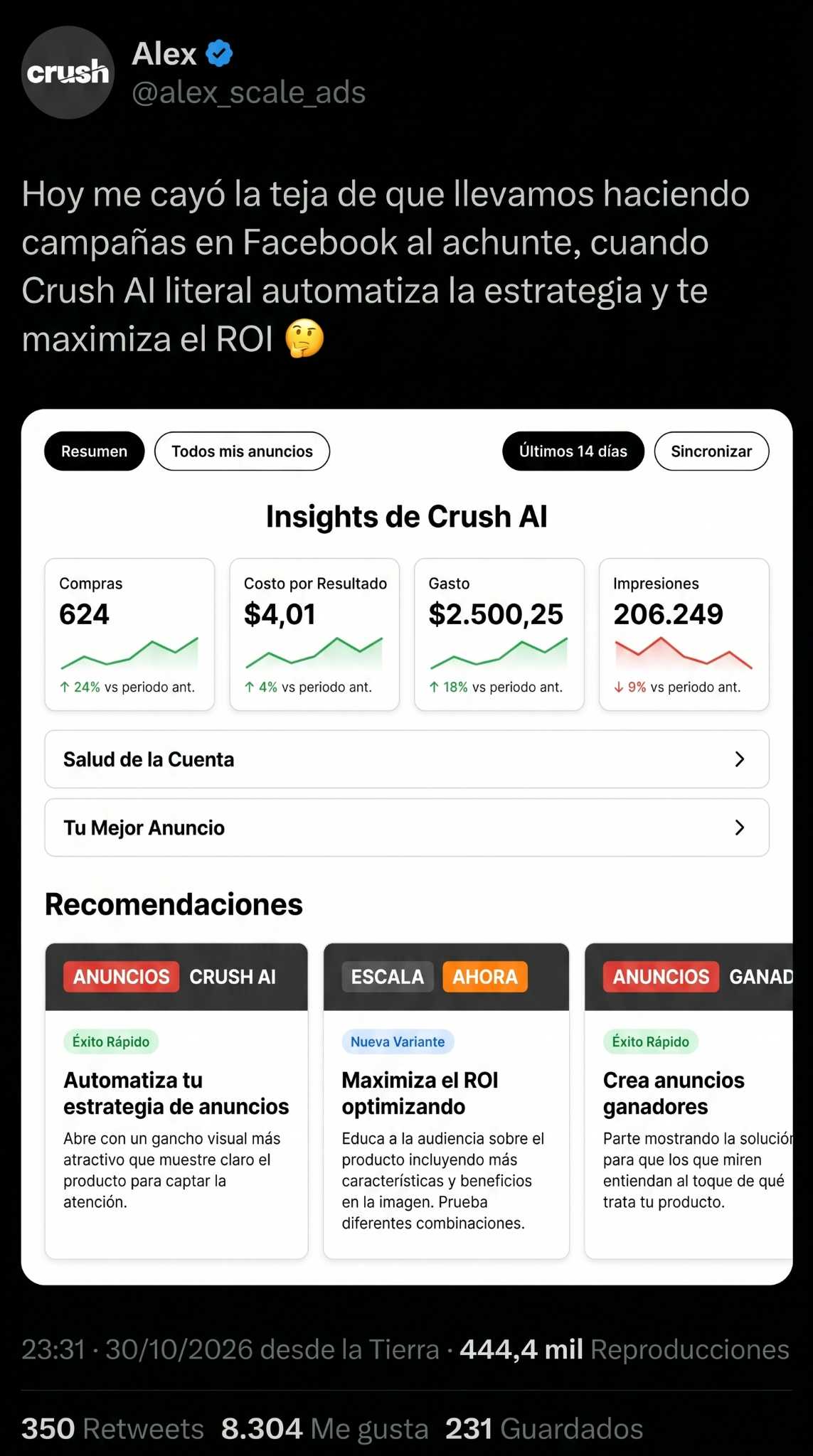 trycrush.ai Facebook ad