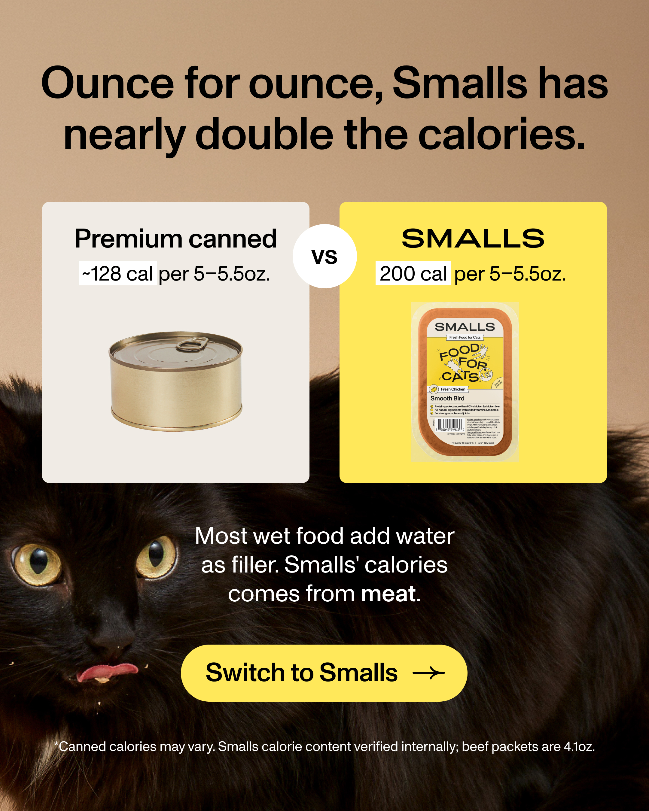 Smalls Facebook ad