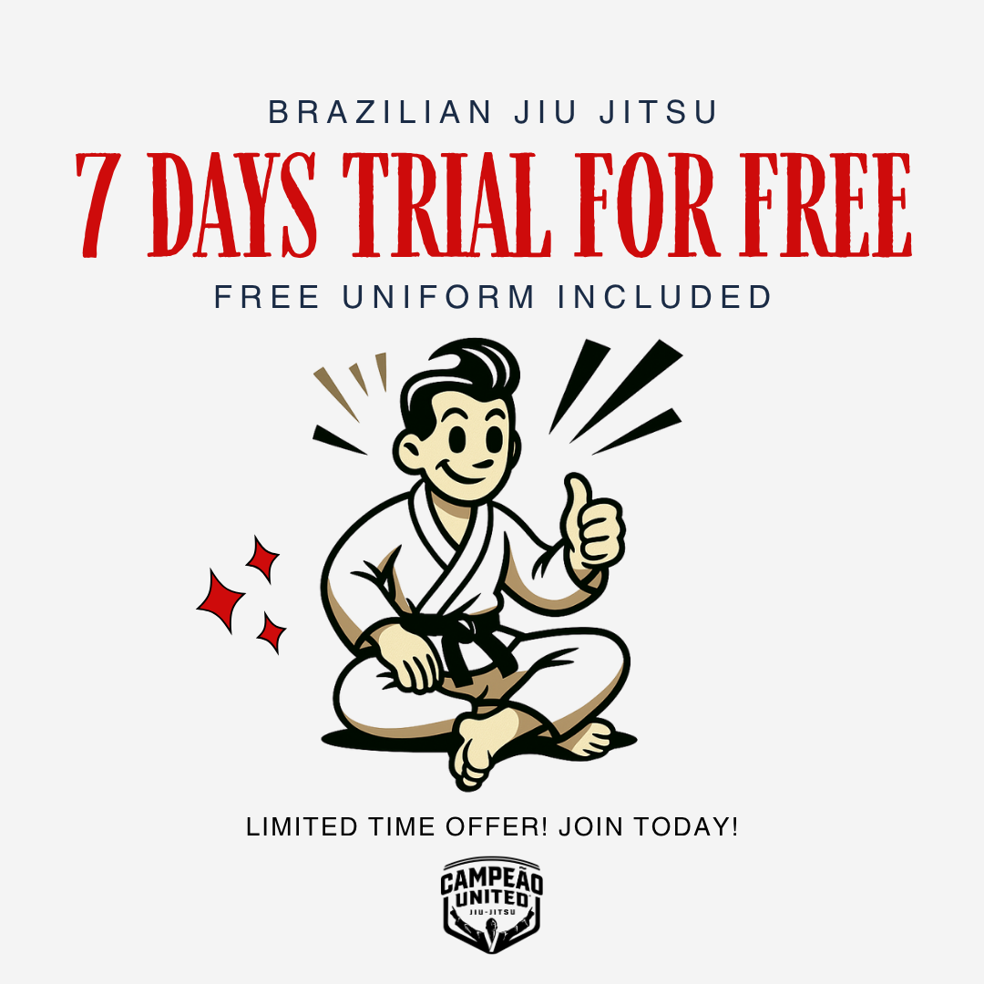 Campeão United Jiu-Jitsu Roswell Facebook ad: Get a FREE VIP Pass & FREE Uniform
