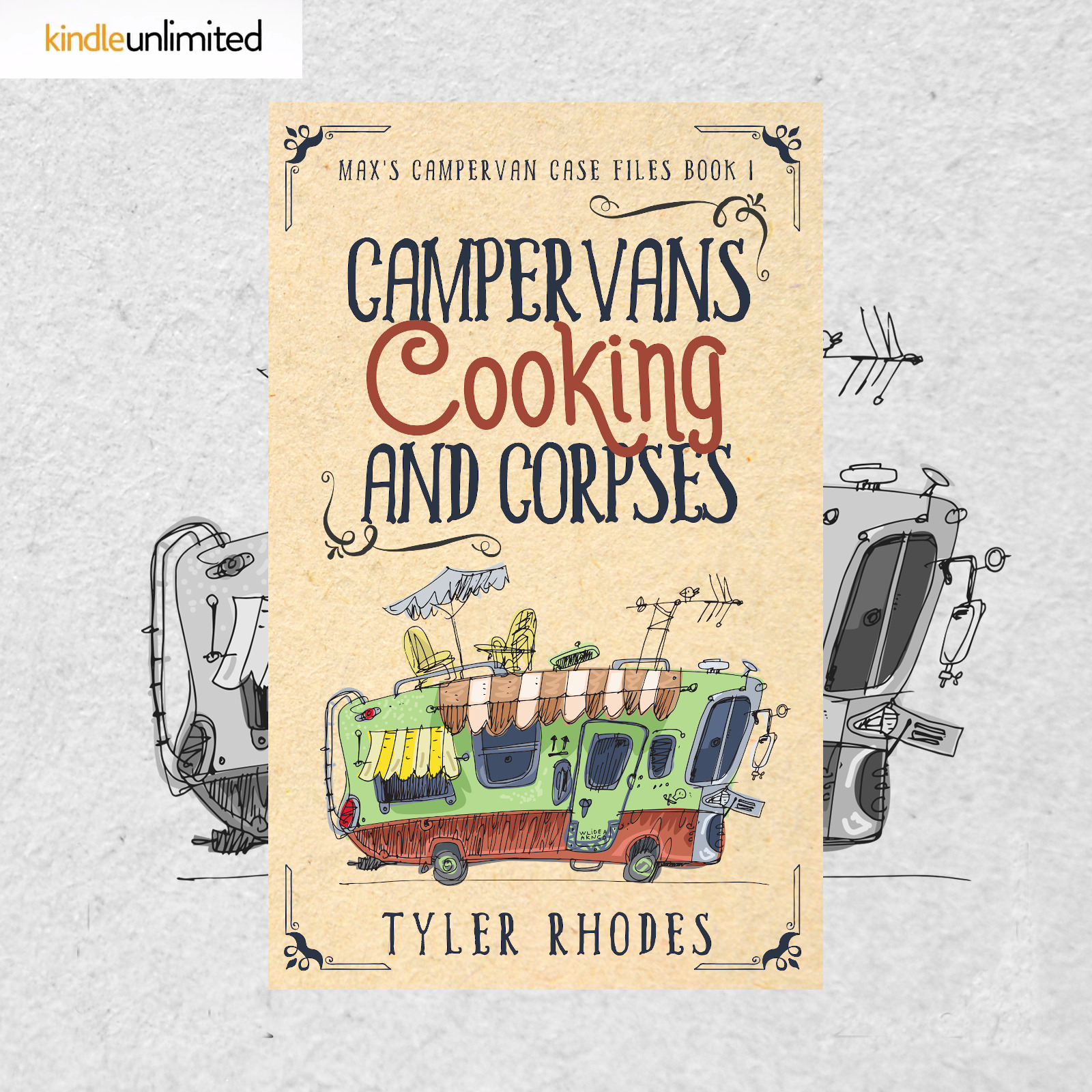 Tyler Rhodes Facebook ad: Thrilling, funny, and a joy to read.